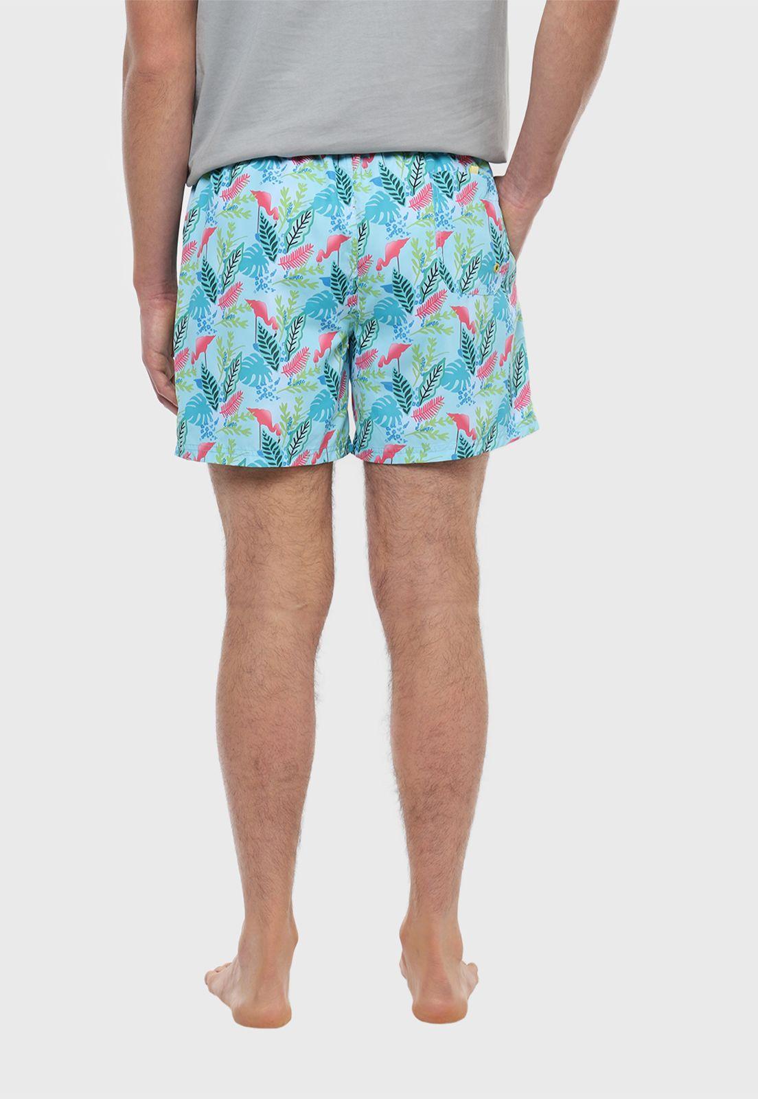 Short De Baño Print Flamencos Arrow-1