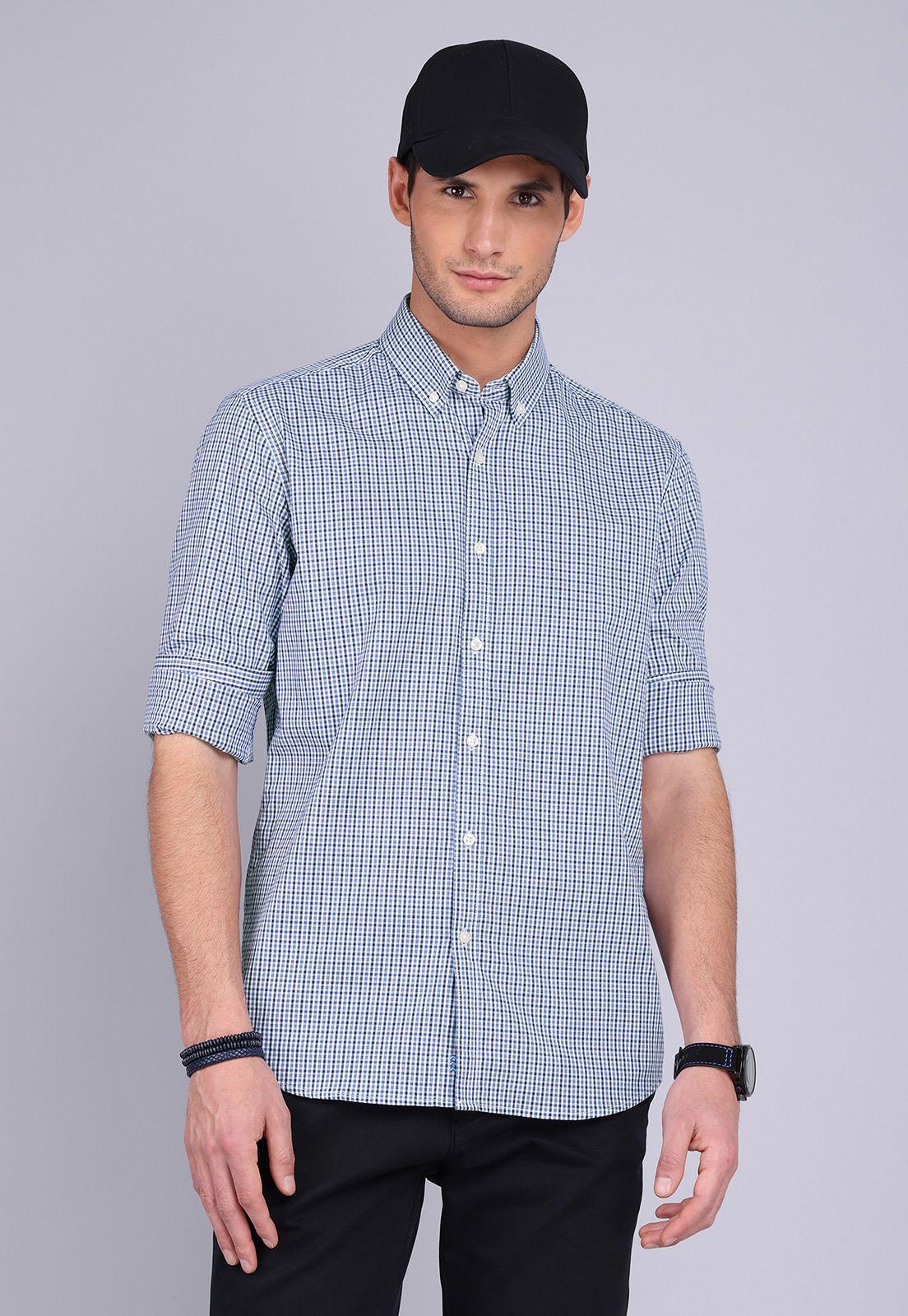 Camisa Oxford Rayas Manga Larga Arrow CM3012SAZ-4
