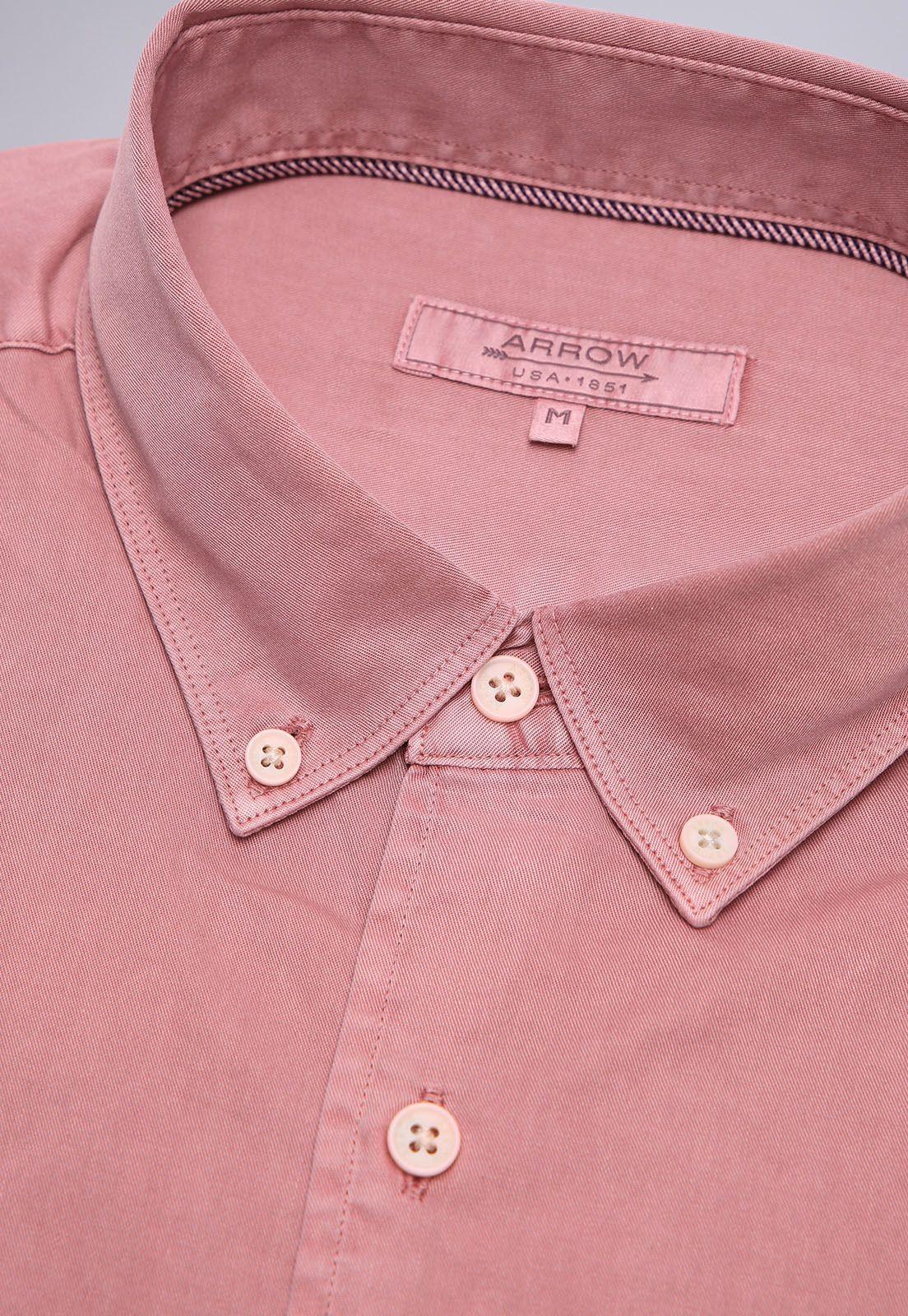 Camisa Manga Corta Garment Dyed Arrow CM3041SRD-4