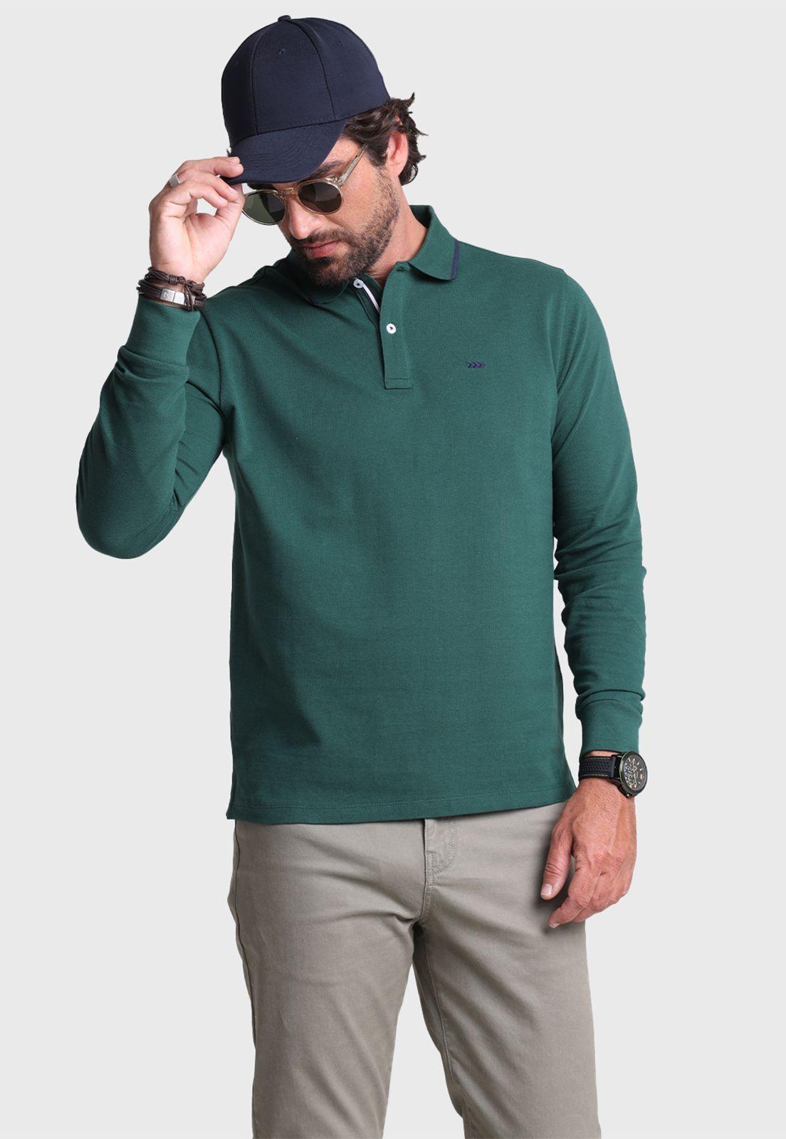 Polera Piqué Manga Larga Arrow-0