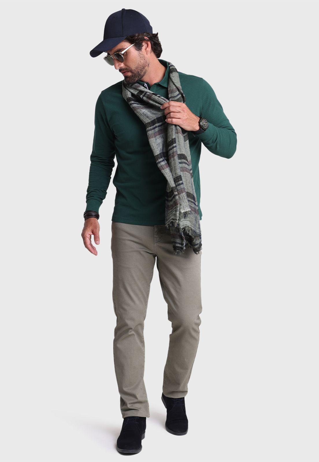 Polera Piqué Manga Larga Arrow-4