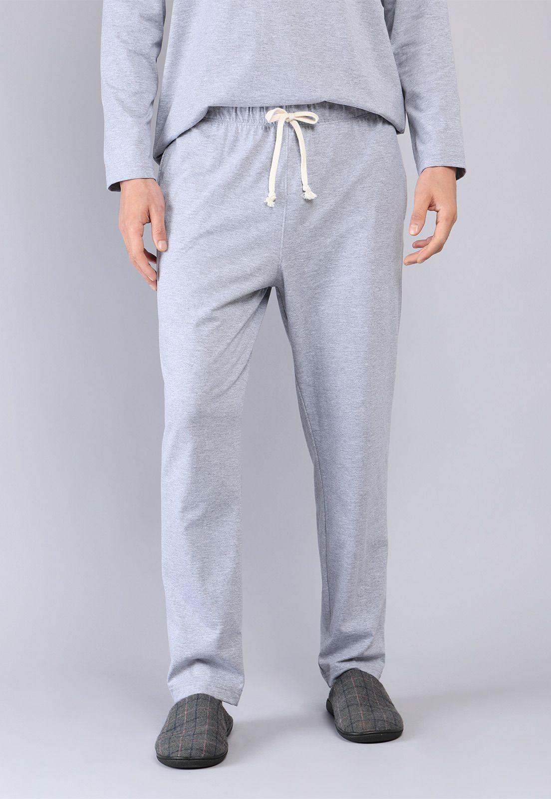 Pijama Largo Cuello Redondo Arrow P1I3122GR-4
