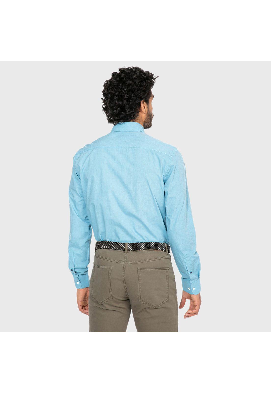 Camisa Sport Cuadritos Verde Arrow-1