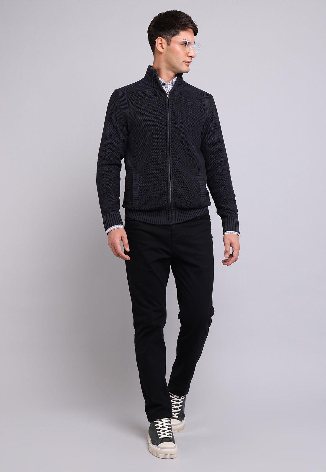 Sweater Full Zipper Stone Wash Arrow SW2714WNB-3