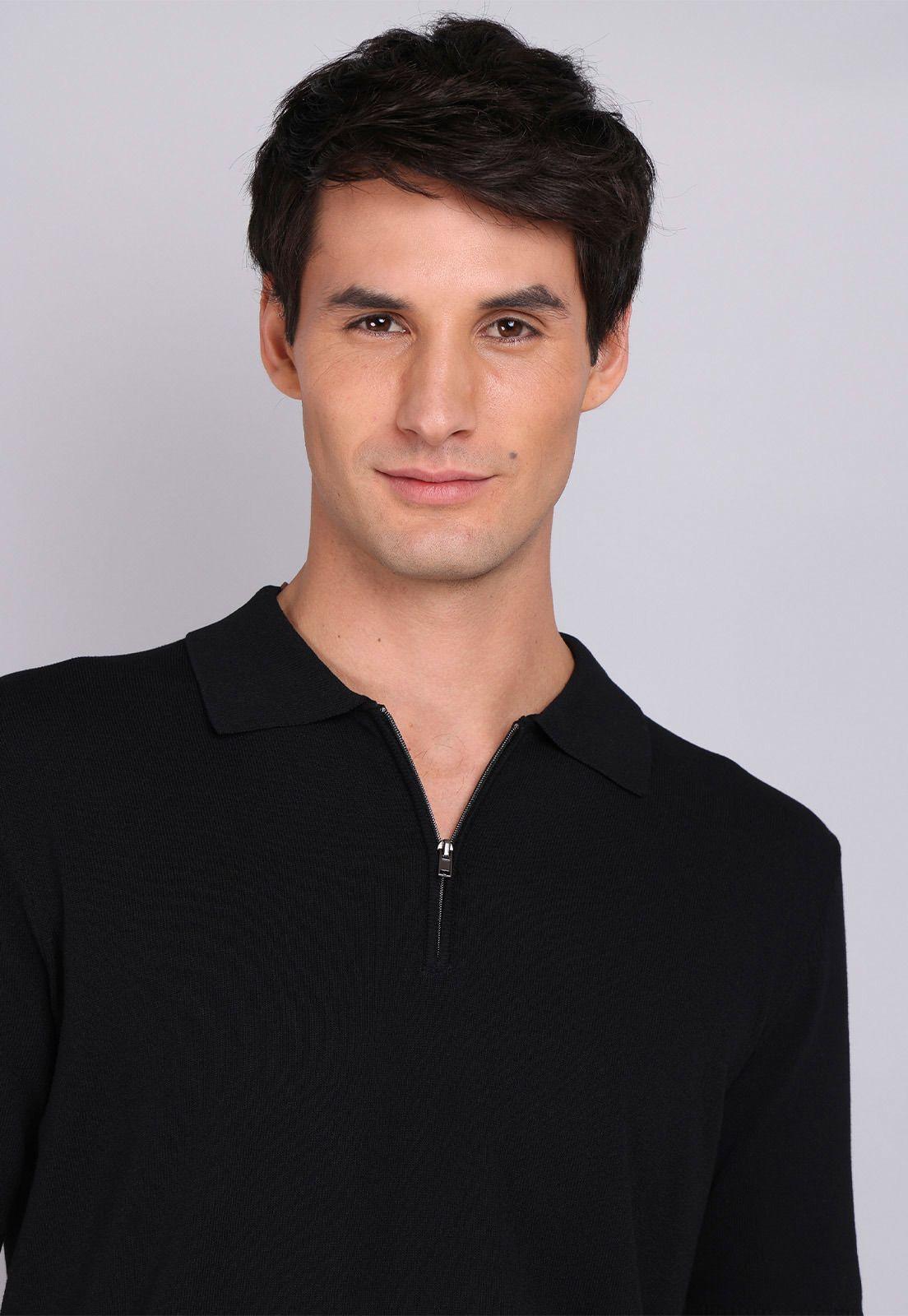 Polera Tejida Cuello Con Cierre Arrow PO32047NE-2