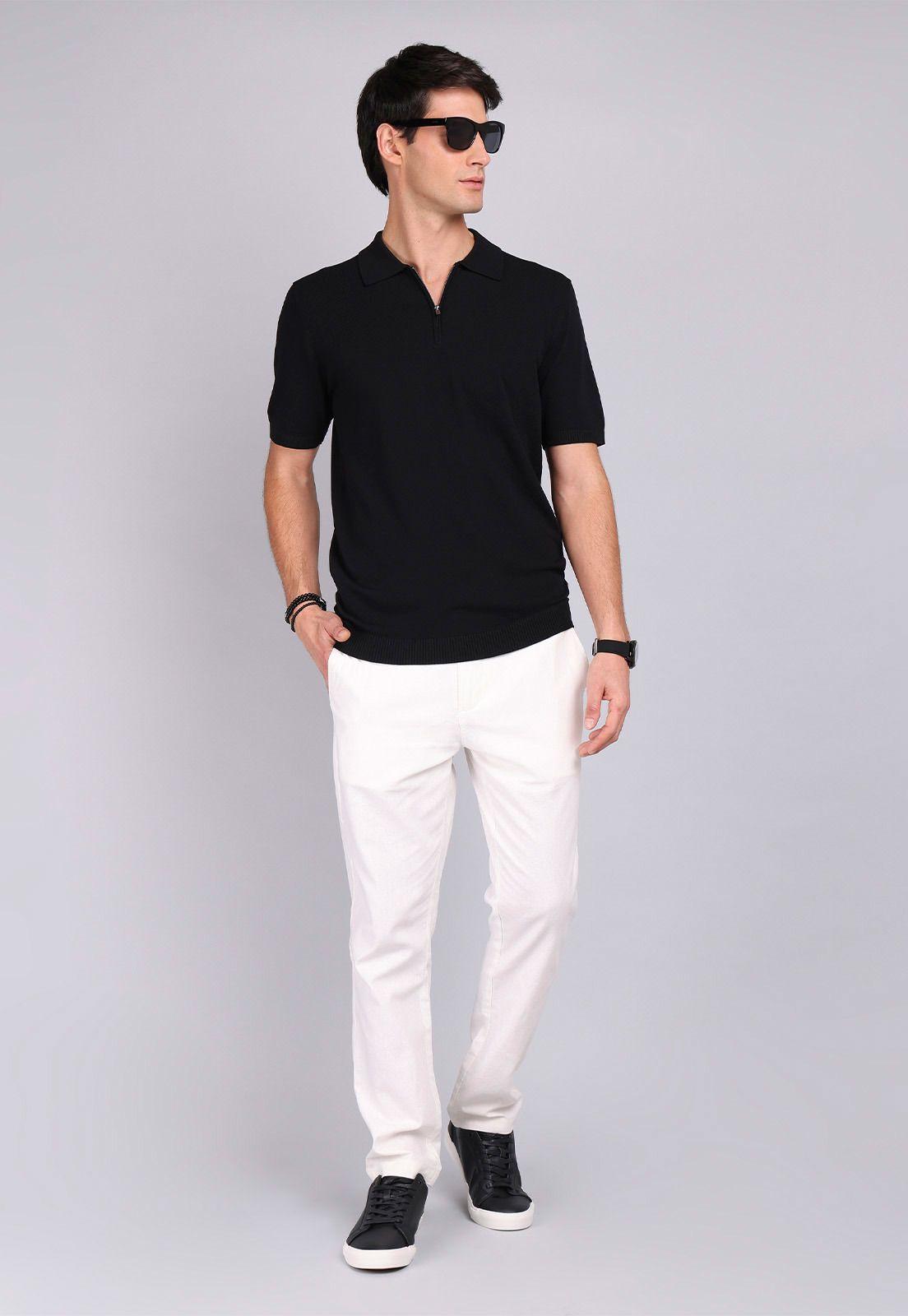 Polera Tejida Cuello Con Cierre Arrow PO32047NE-3