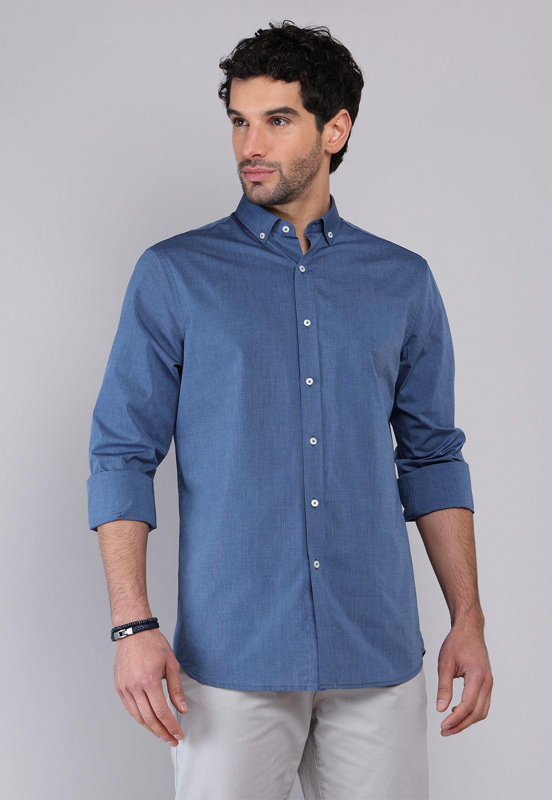 Camisa Lisa Manga Larga Piero Butti PBCVF16NB-0