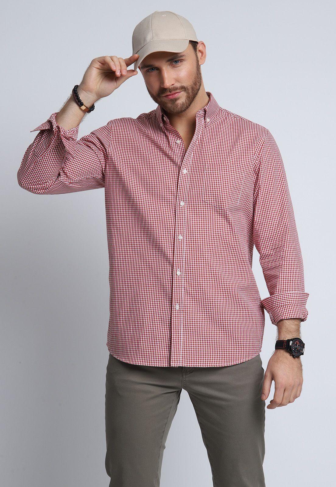 Camisa Oxford A Cuadros Arrow-0