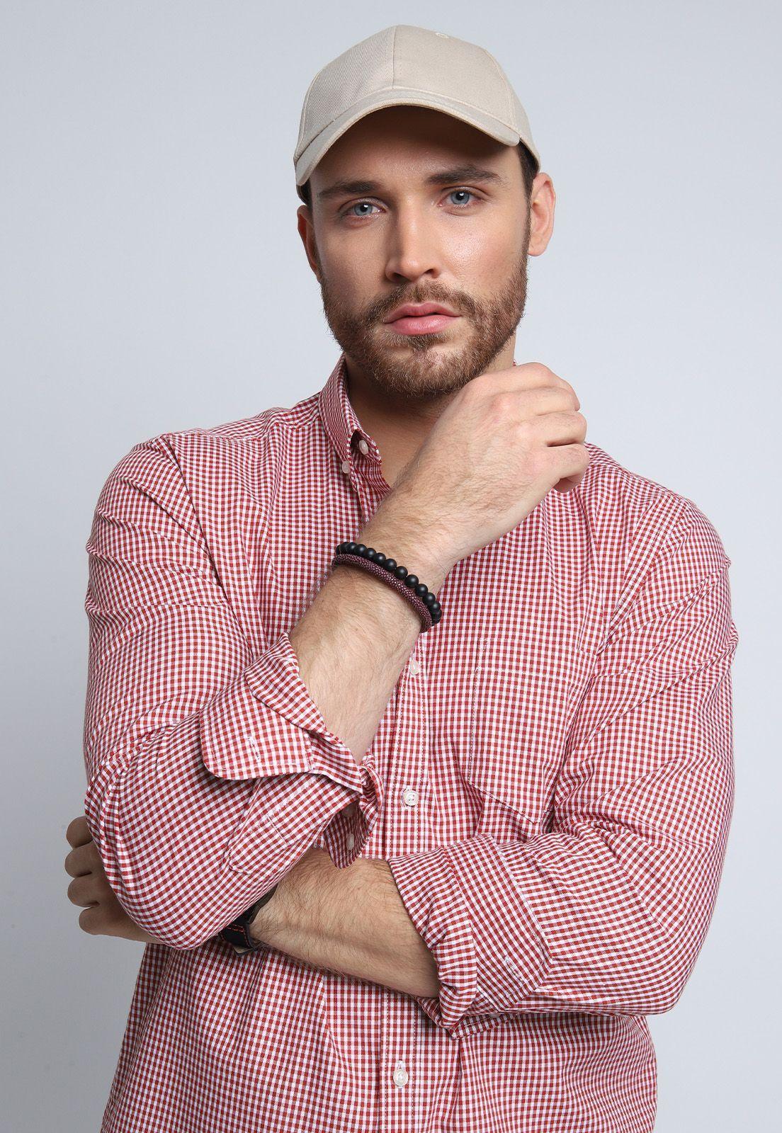 Camisa Oxford A Cuadros Arrow-3