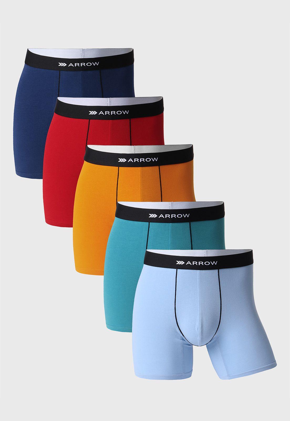 Boxer 5 Unidades Liso Arrow BOD5019SU-0
