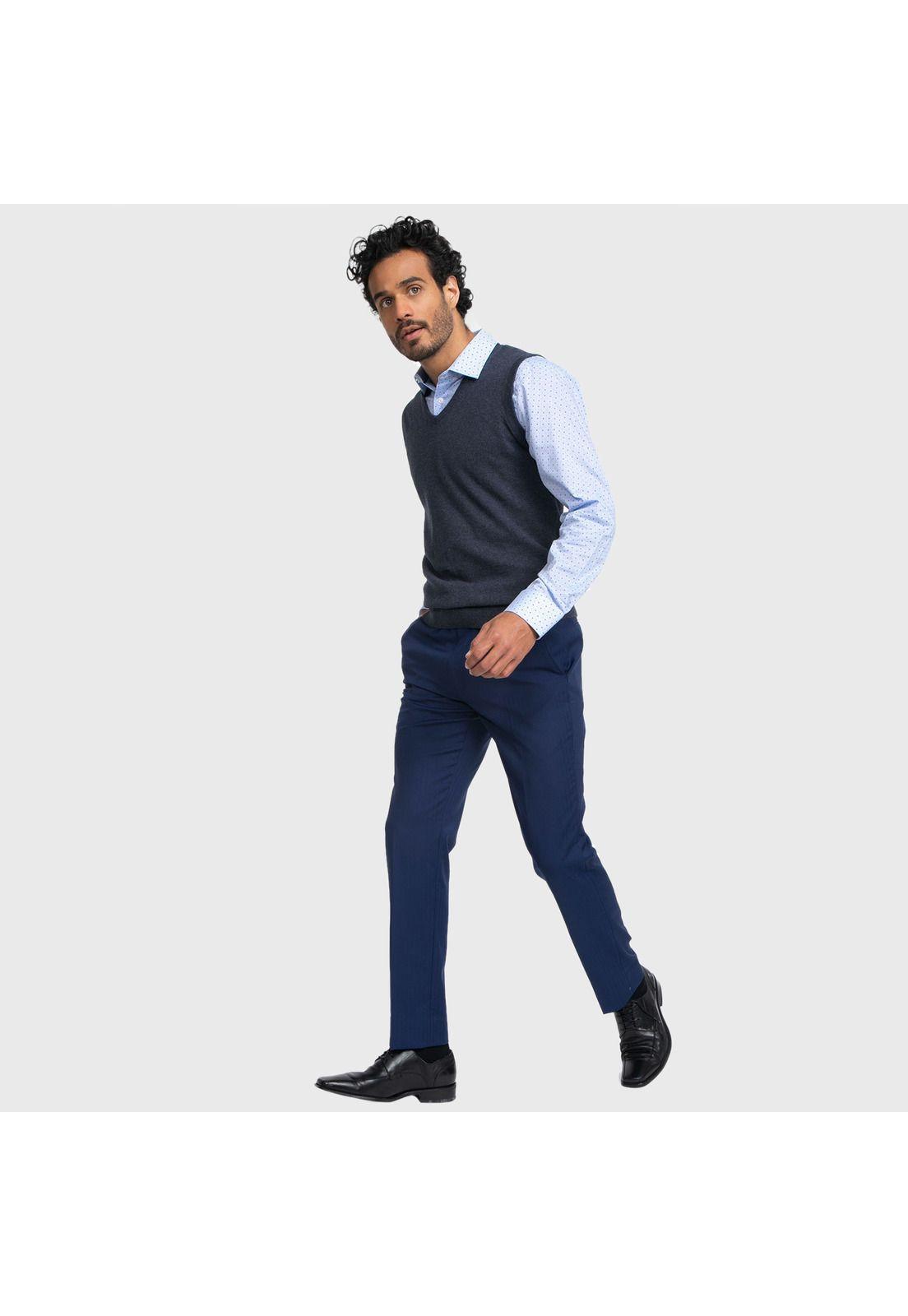 Sweater Arrow V-Neck Melange-4