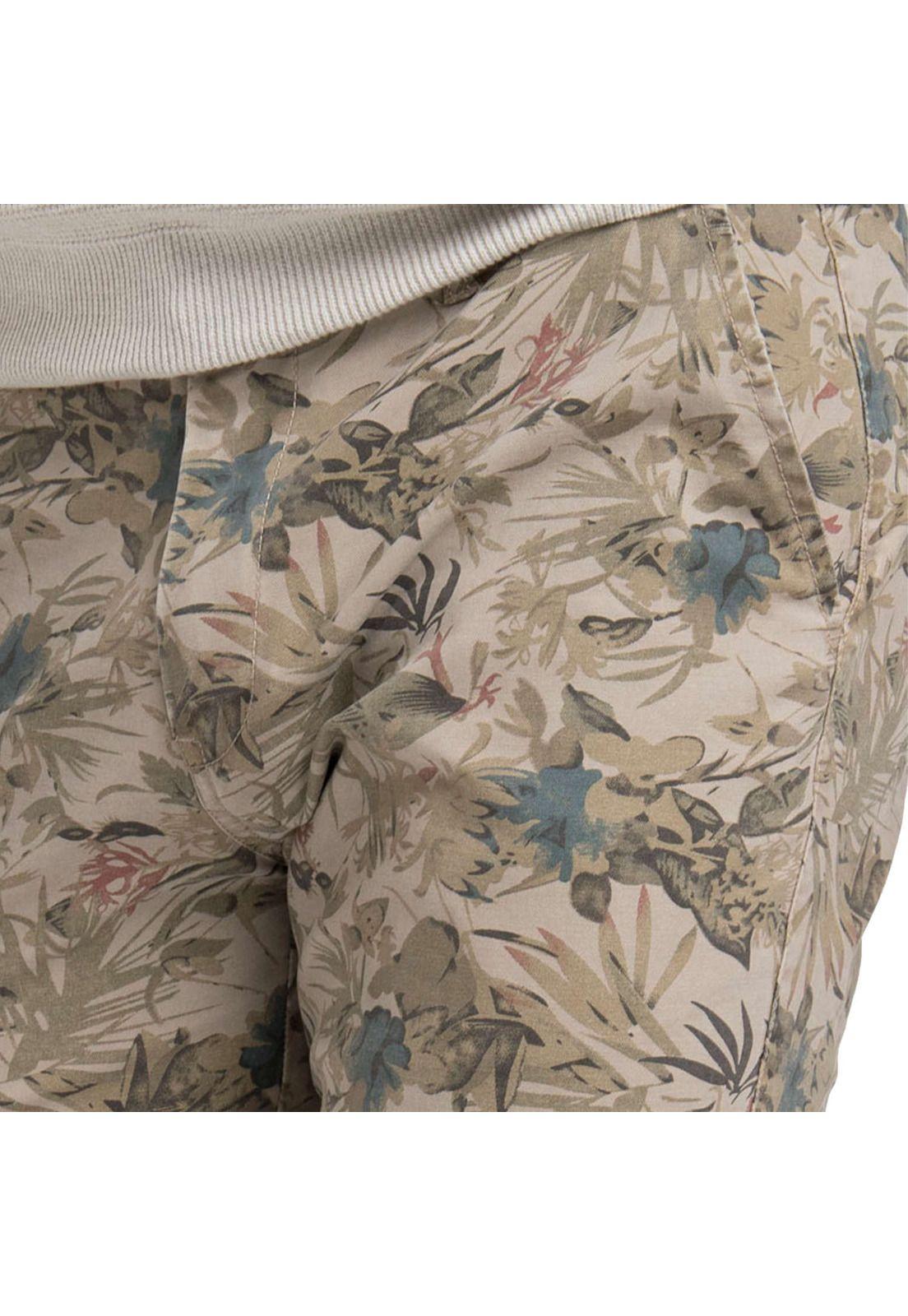 Bermuda With Flowers Print-2