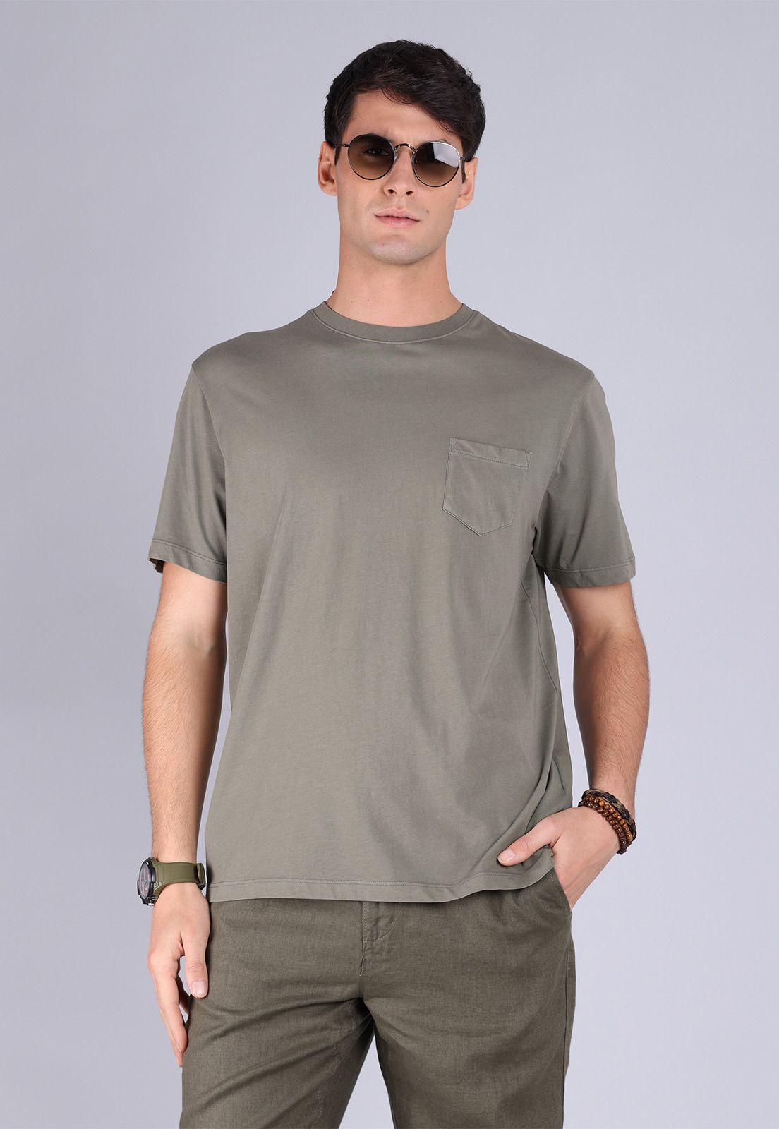 Polera Cuello Redondo Con Bolsillo Arrow PO3089SOL-0