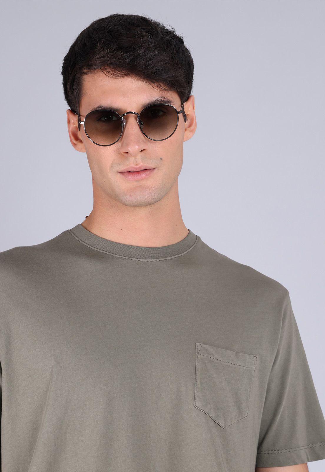 Polera Cuello Redondo Con Bolsillo Arrow PO3089SOL-2