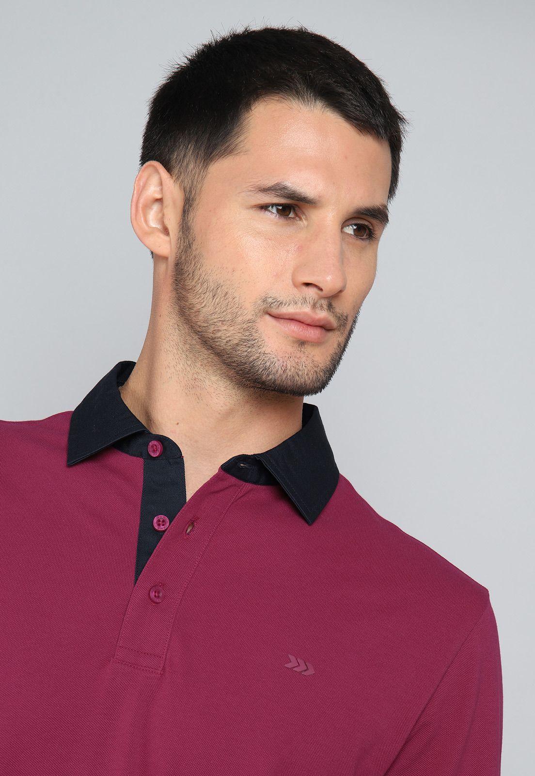 Polera Piqué Manga Larga Arrow PO31014RO-2