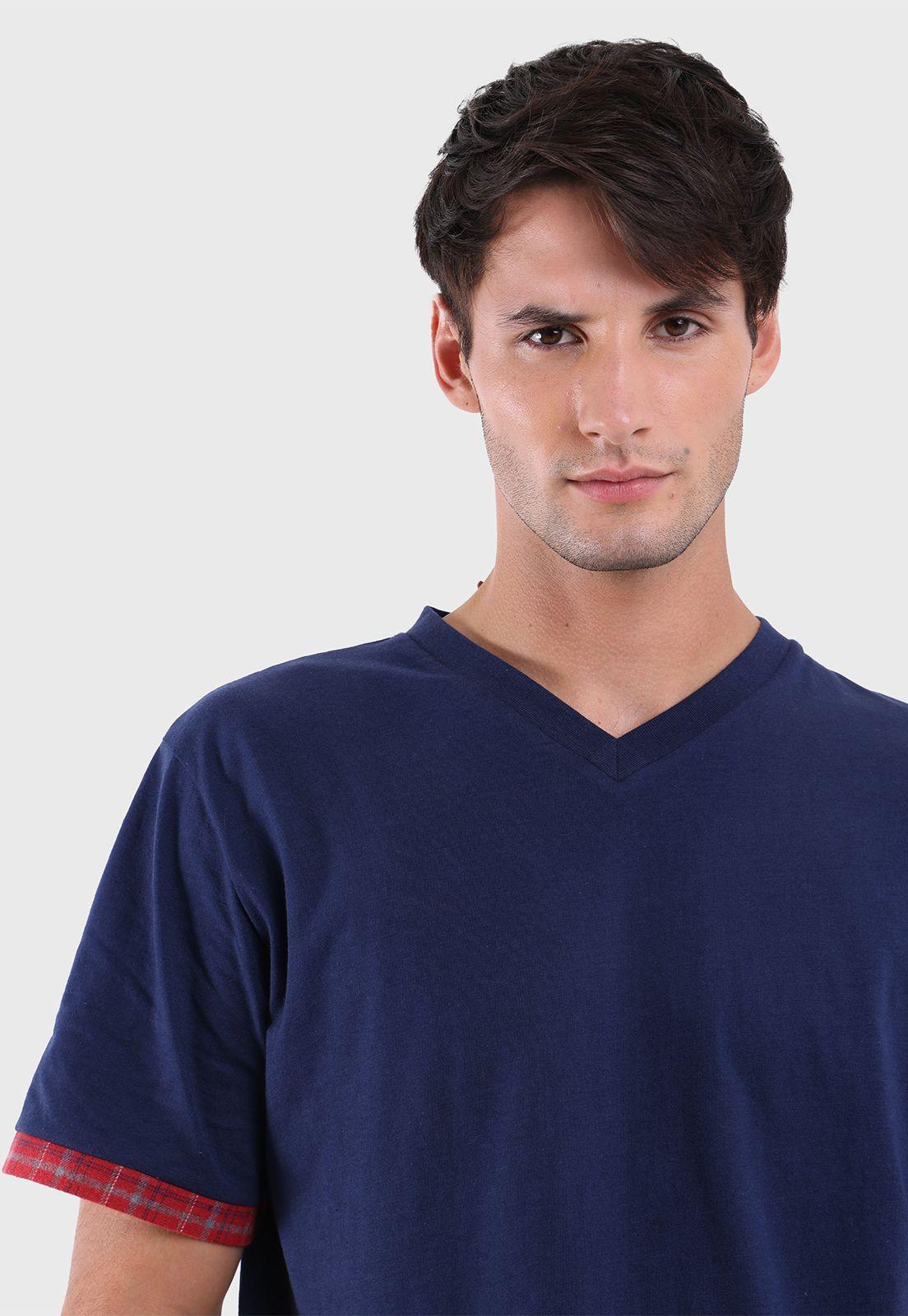 Pijama Manga Corta Cuello En V Arrow P1I2317AZ-3