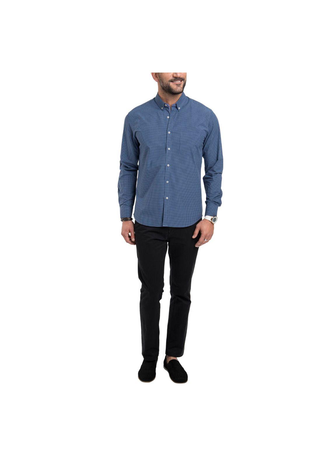 Camisa Manga Larga Cuadritos-3