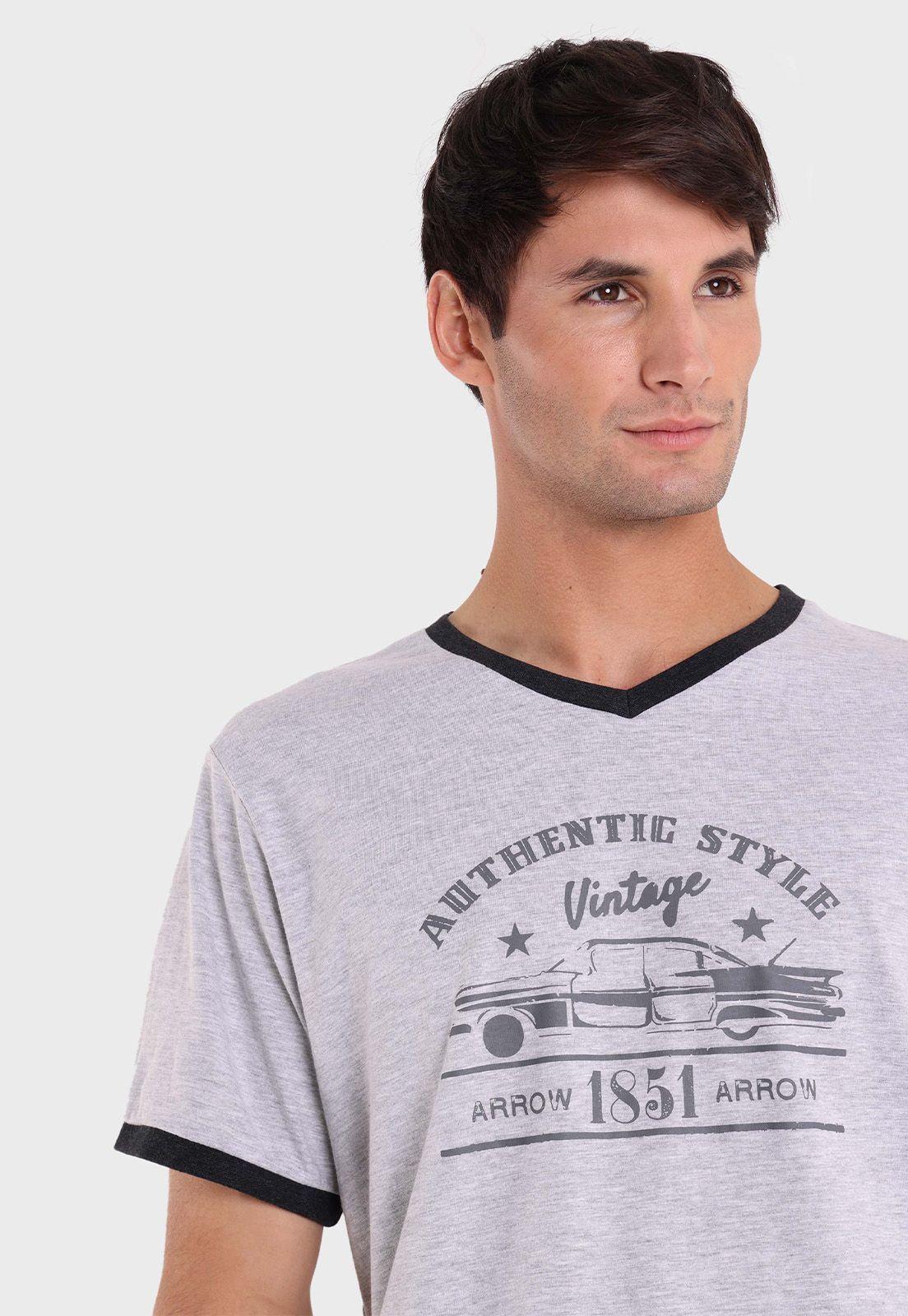 Pijama Corto Cuello En V Arrow-2