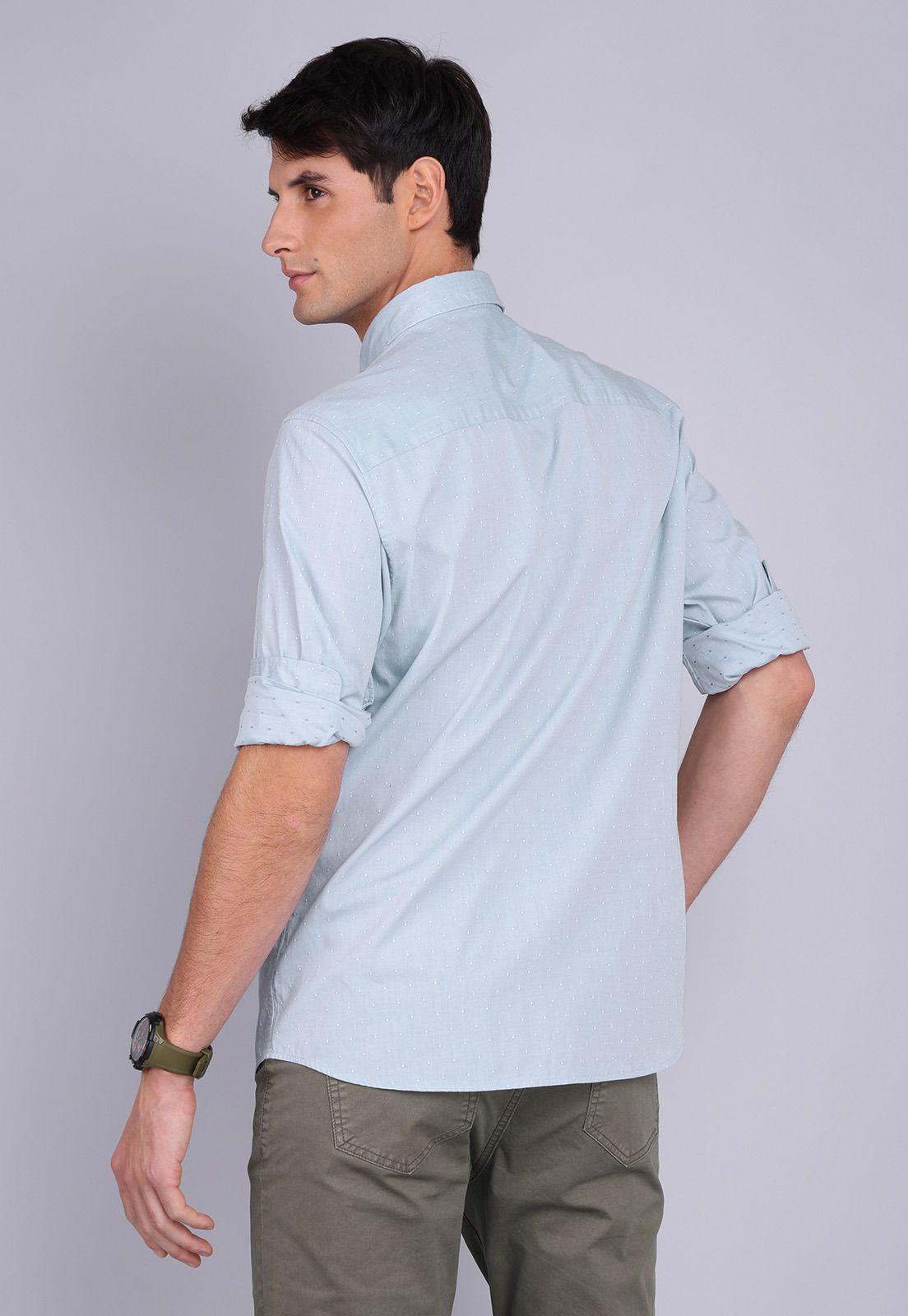 Camisa Texturada Manga Larga Arrow CM3009SCE-1