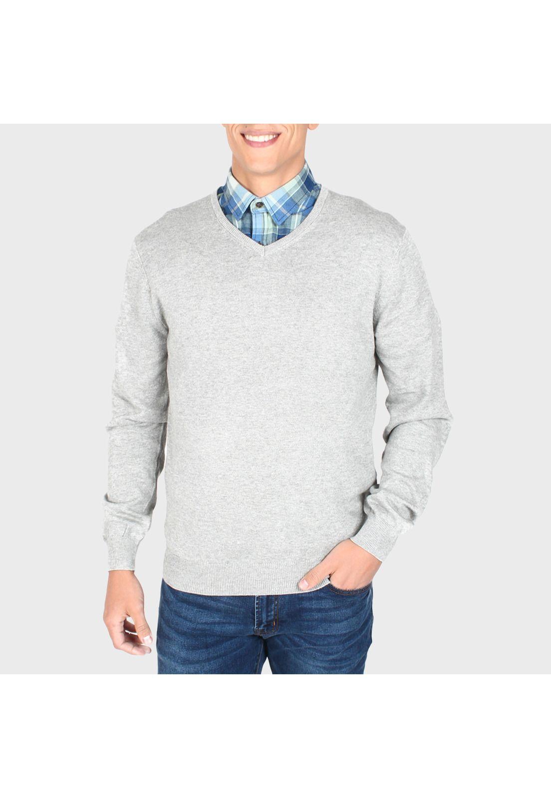 Sweater Casual Cuello V-0