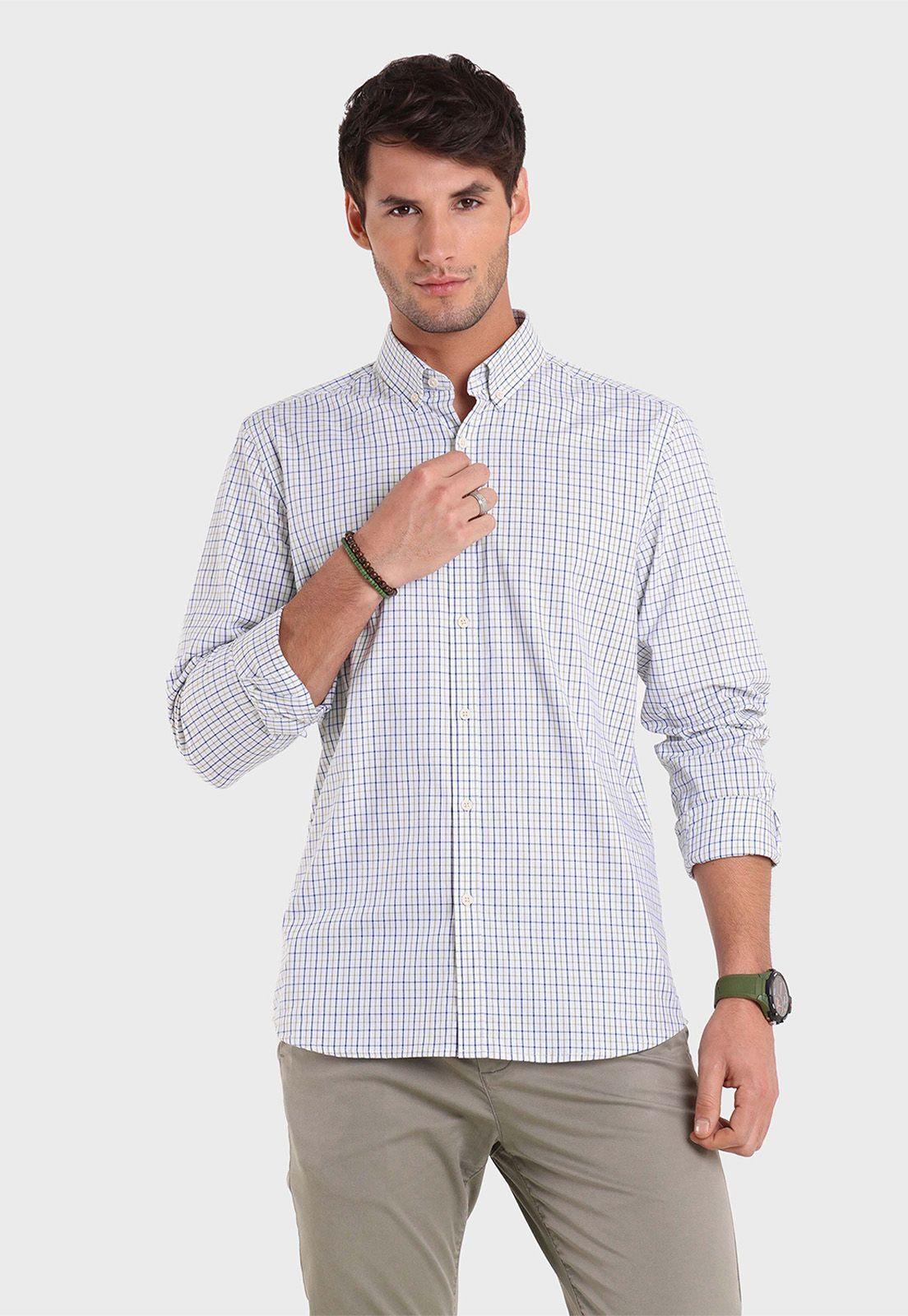 Camisa Oxford Cuadros Arrow-5