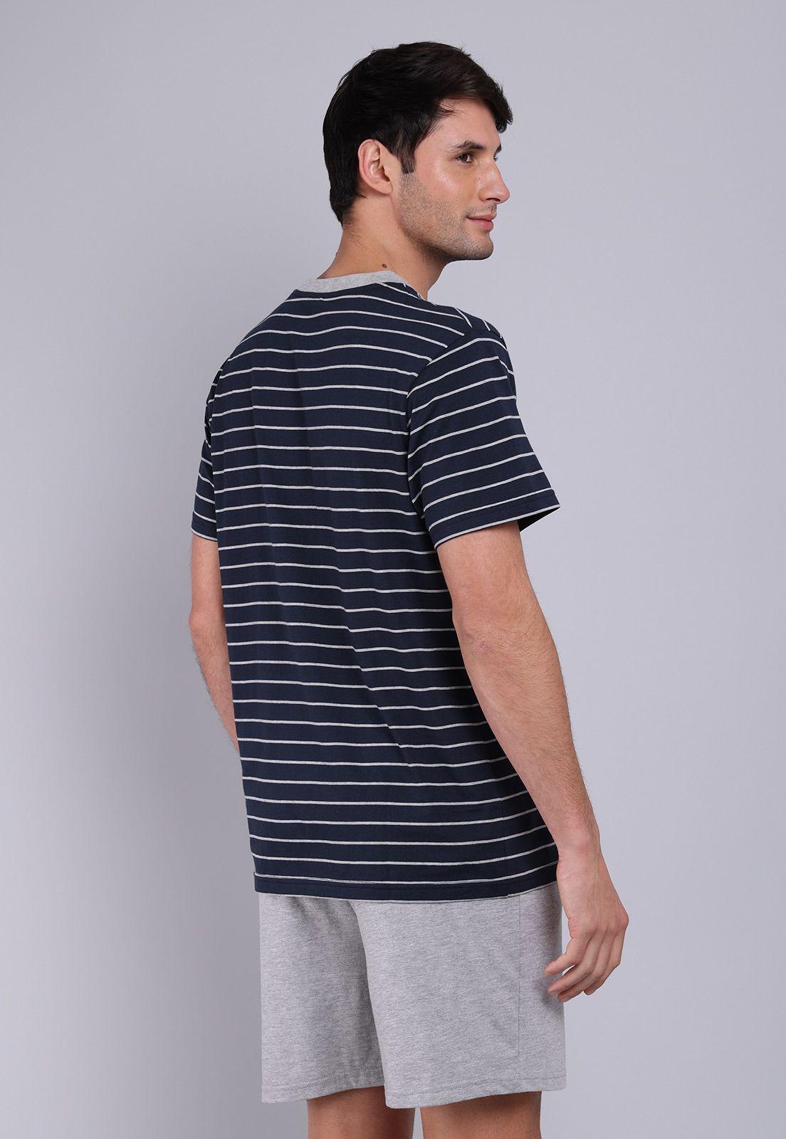 Pijama Corto Cuello Redondo Arrow P1V3009NB-1