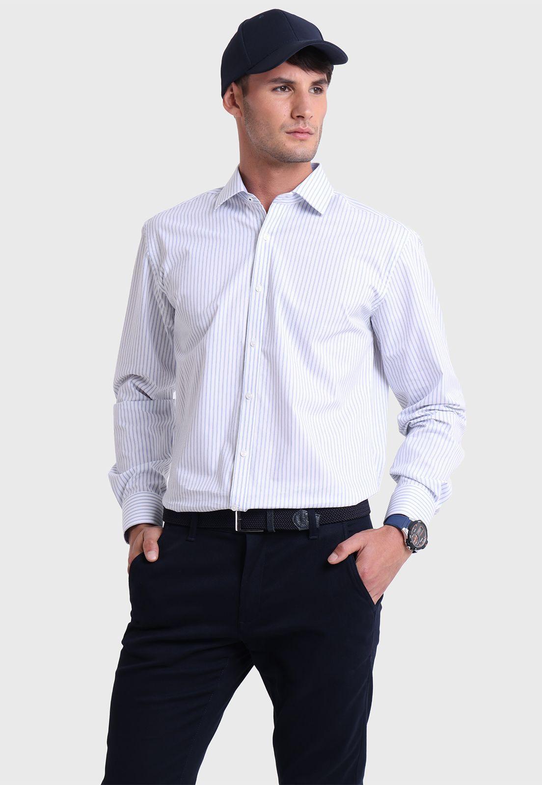 Camisa Formal Spandex Rayas Arrow-5