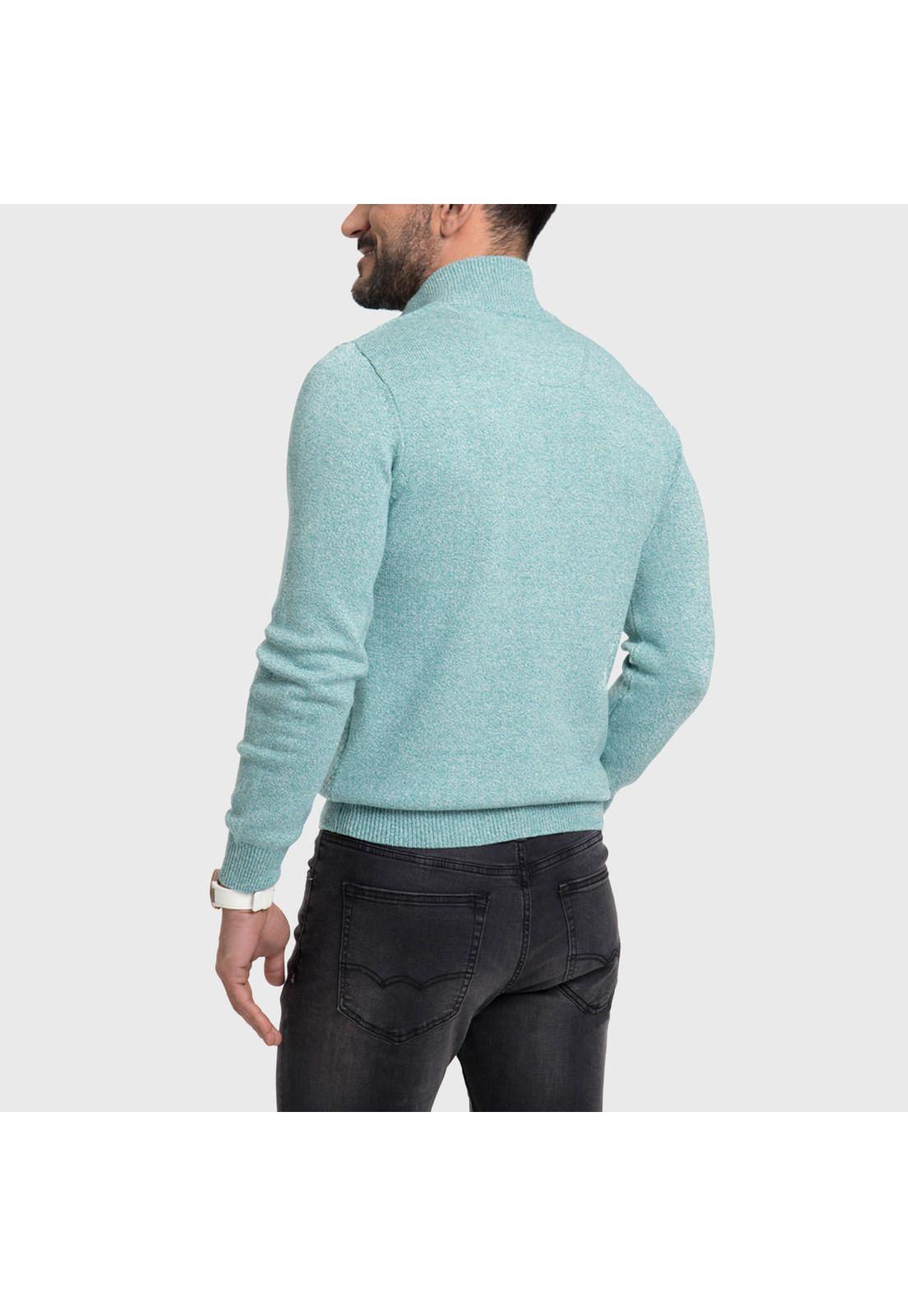 Sweater Arrow Manga Larga Half Button-1