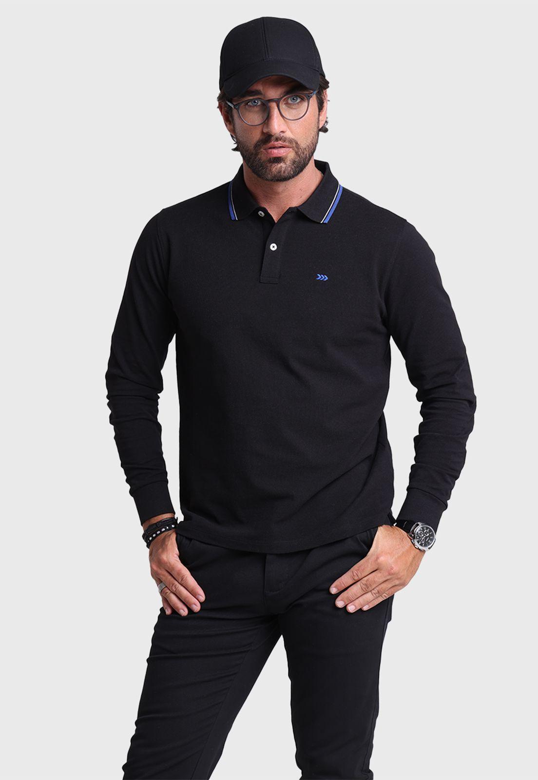 Polera Piqué Manga Larga Arrow-0