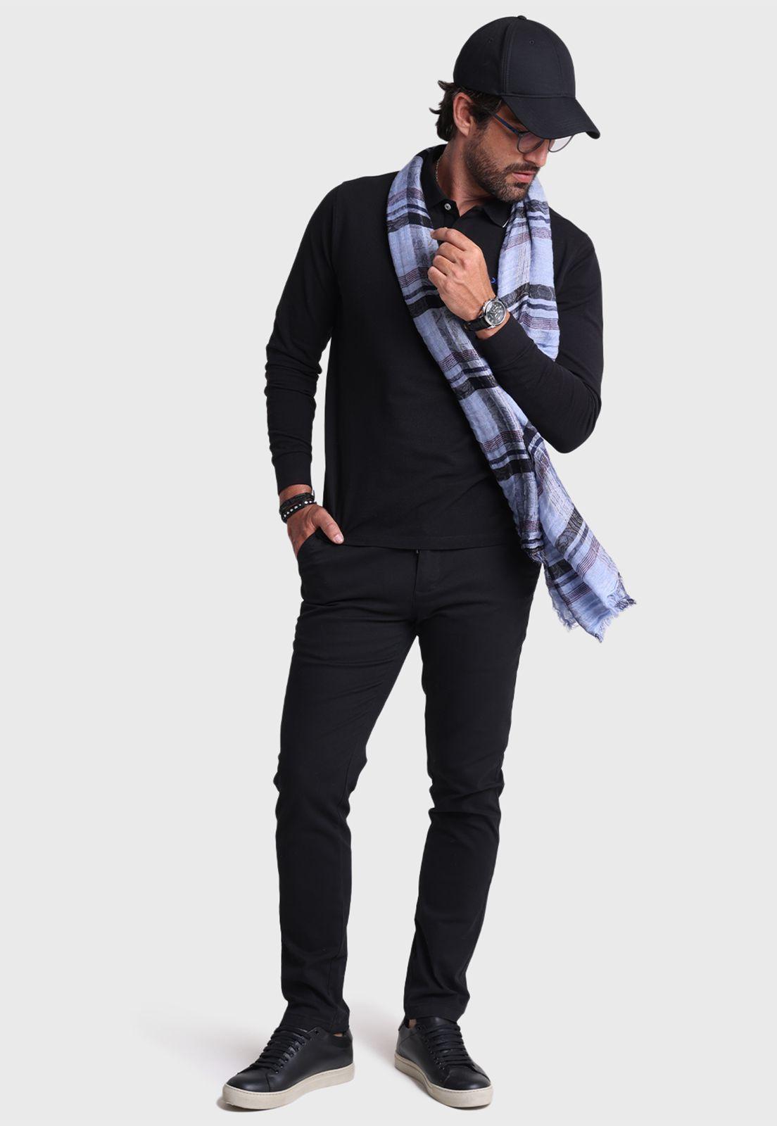 Polera Piqué Manga Larga Arrow-4