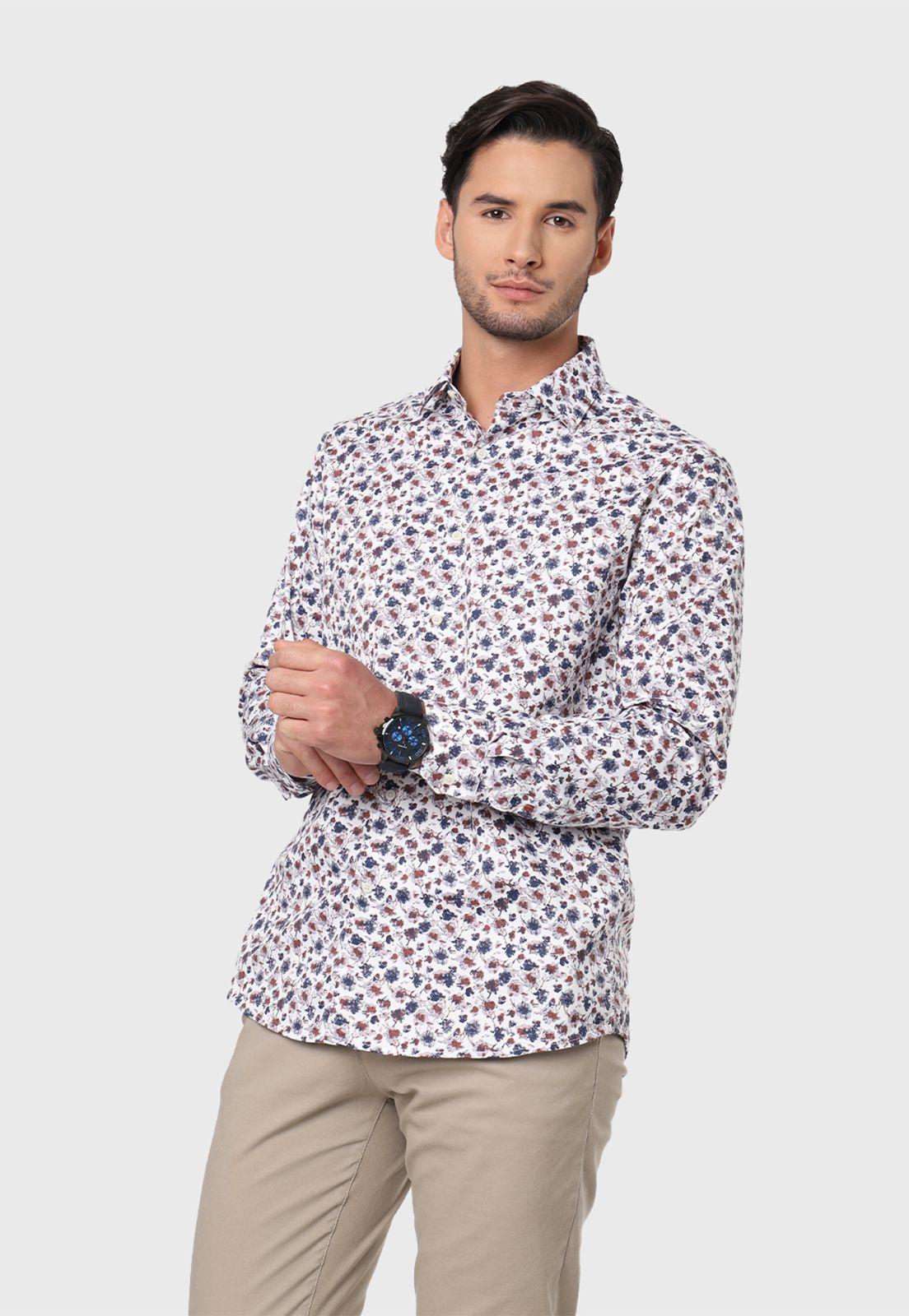 Camisa Estampada Spandex Arrow-0