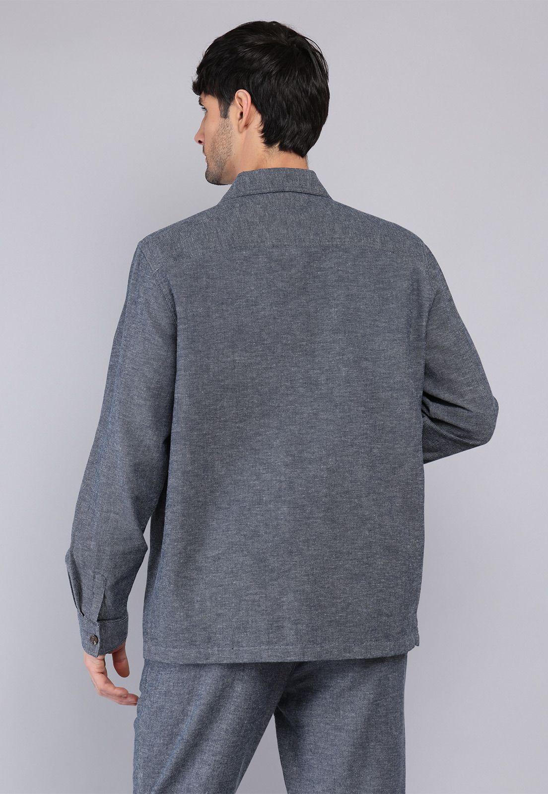 Sobrecamisa De Algodón y Lino Arrow CM32052DE-1