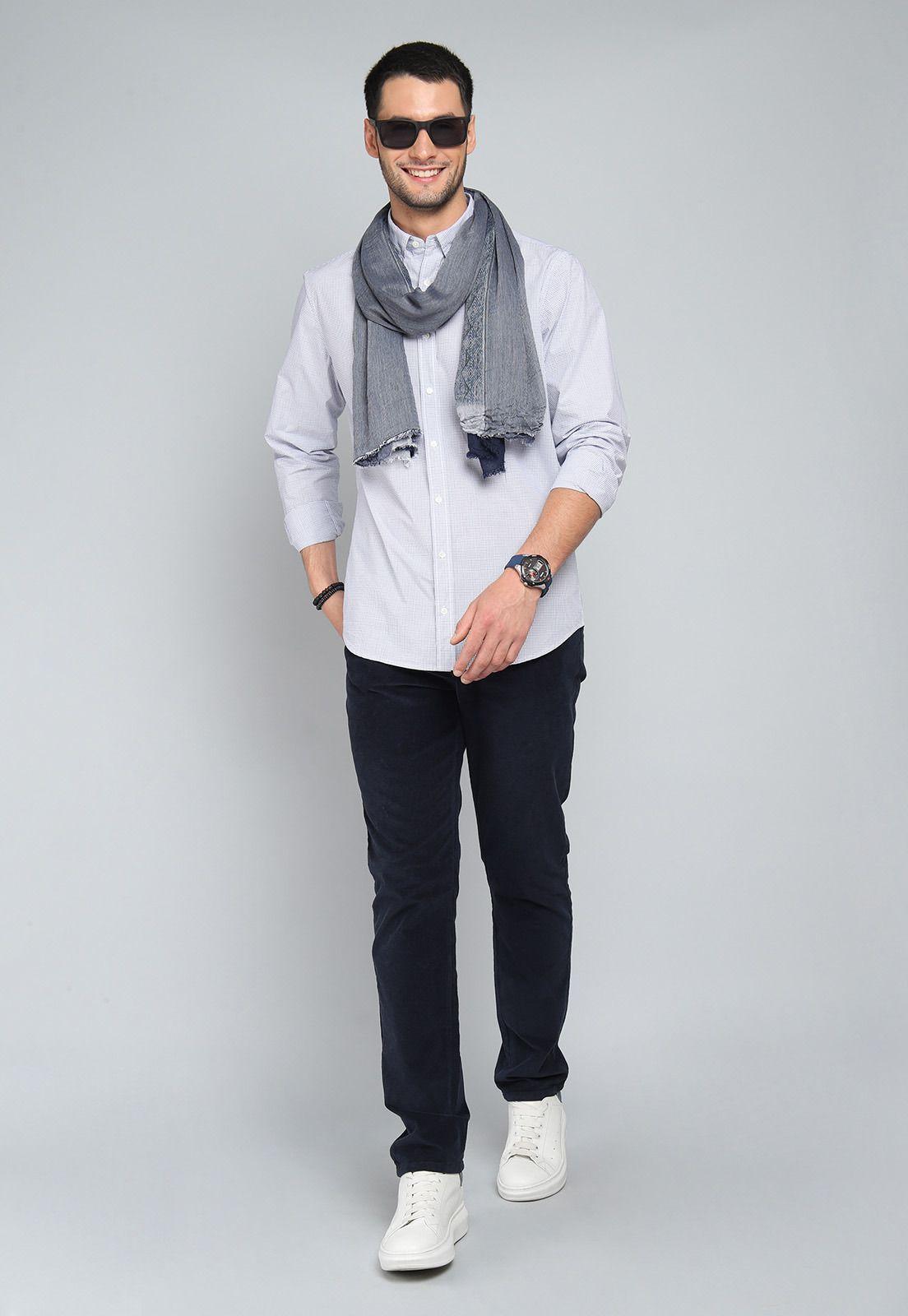 Camisa Cuadros Manga Larga Arrow CM31005GR-3