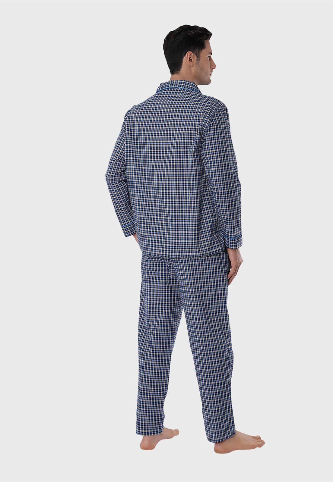 Pijama Largo Clásico Abotonado Arrow-1