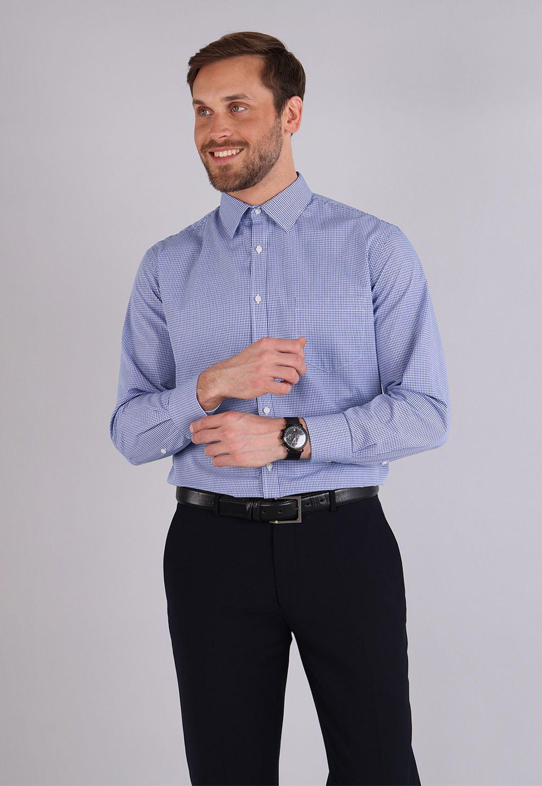 Camisa Formal Cuadritos Van Heusen-0