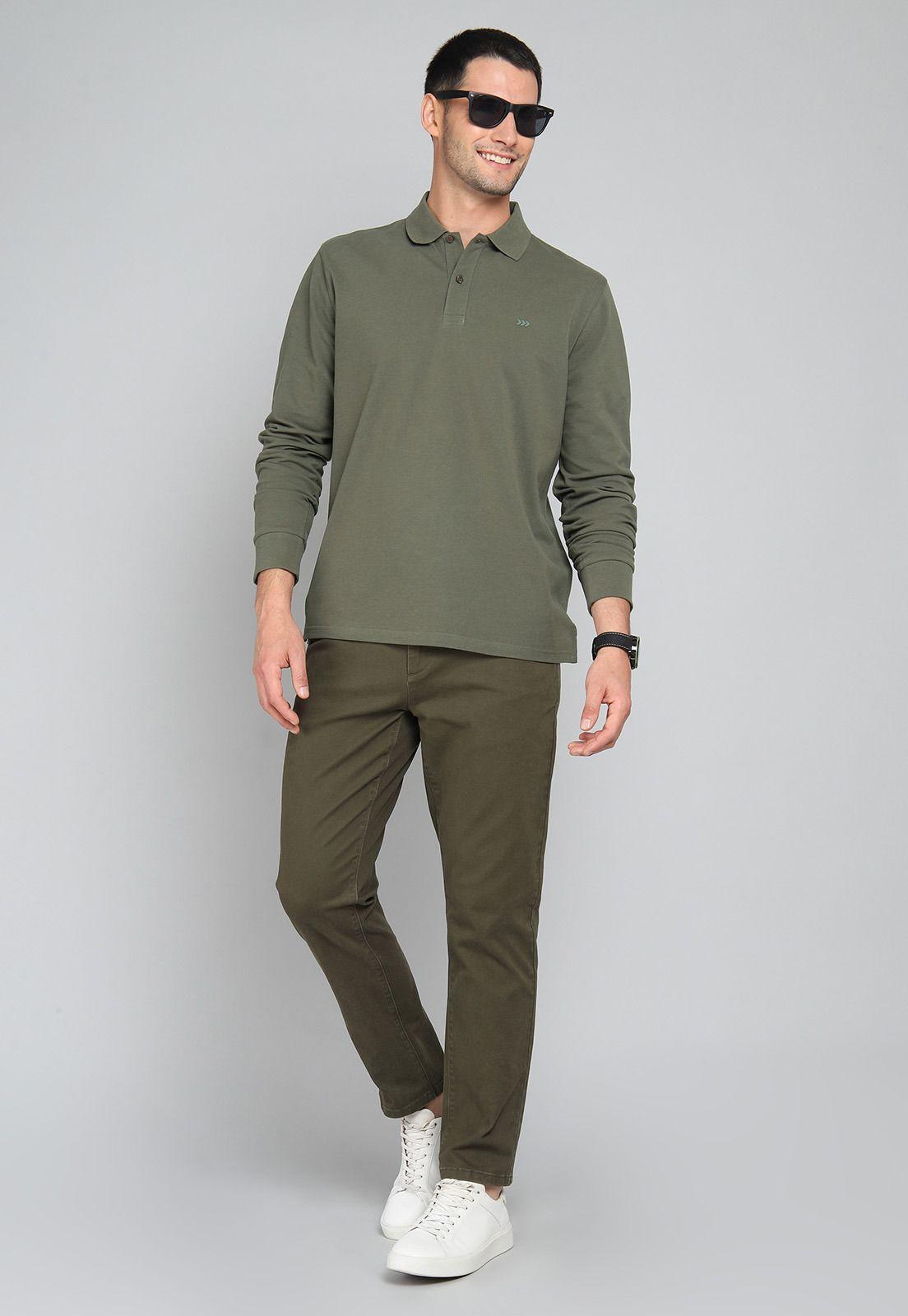 Polera Piqué Manga Larga Arrow PO31011OL-3