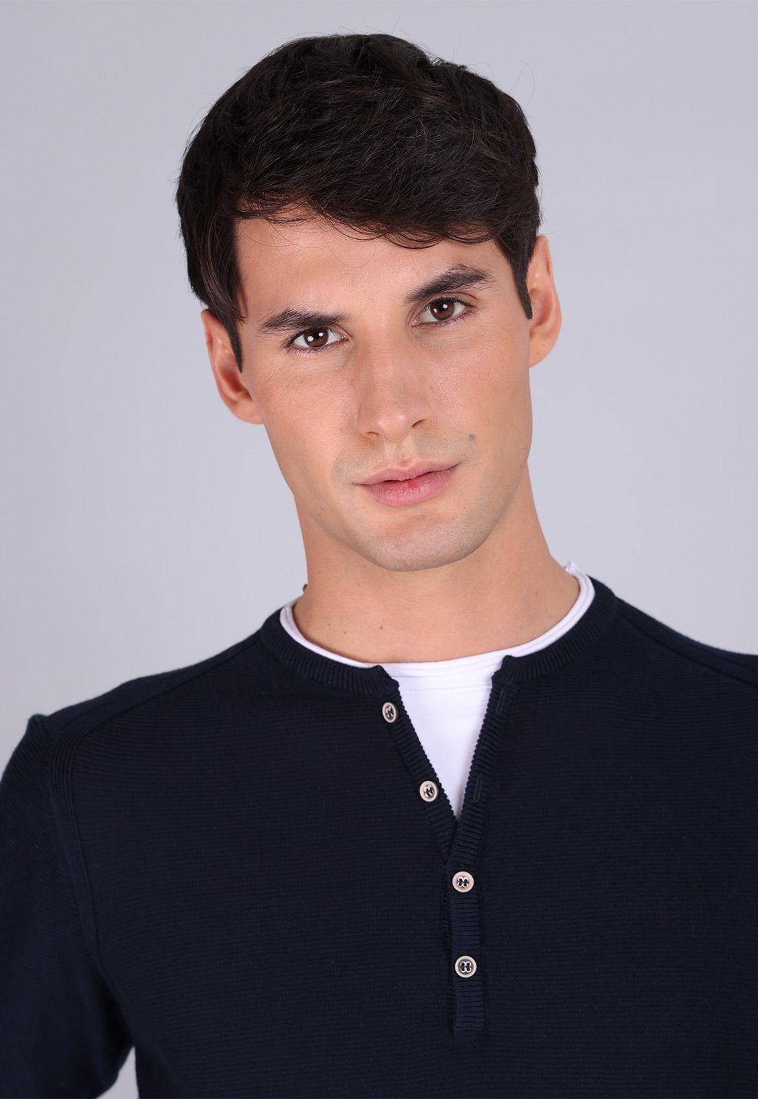 Sweater Doble Cuello Arrow SW3025SNB-2