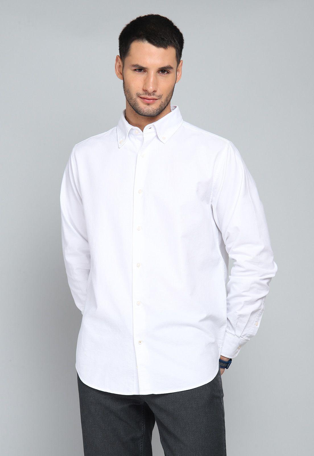 Camisa Oxford Manga Larga Arrow CM31063BL-0