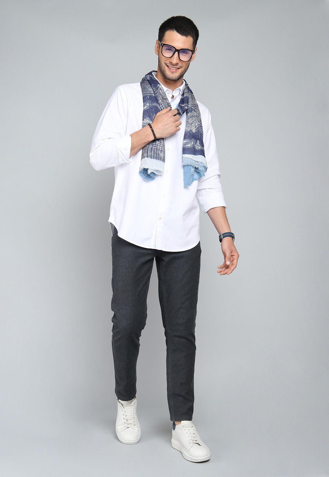 Camisa Oxford Manga Larga Arrow CM31063BL-3