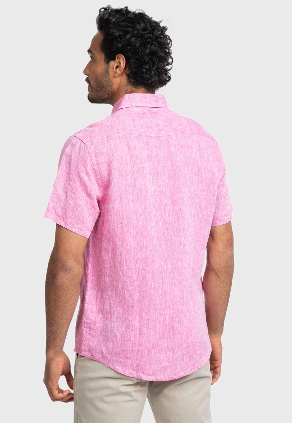 Camisa Lino Lisa Rojo Arrow-1