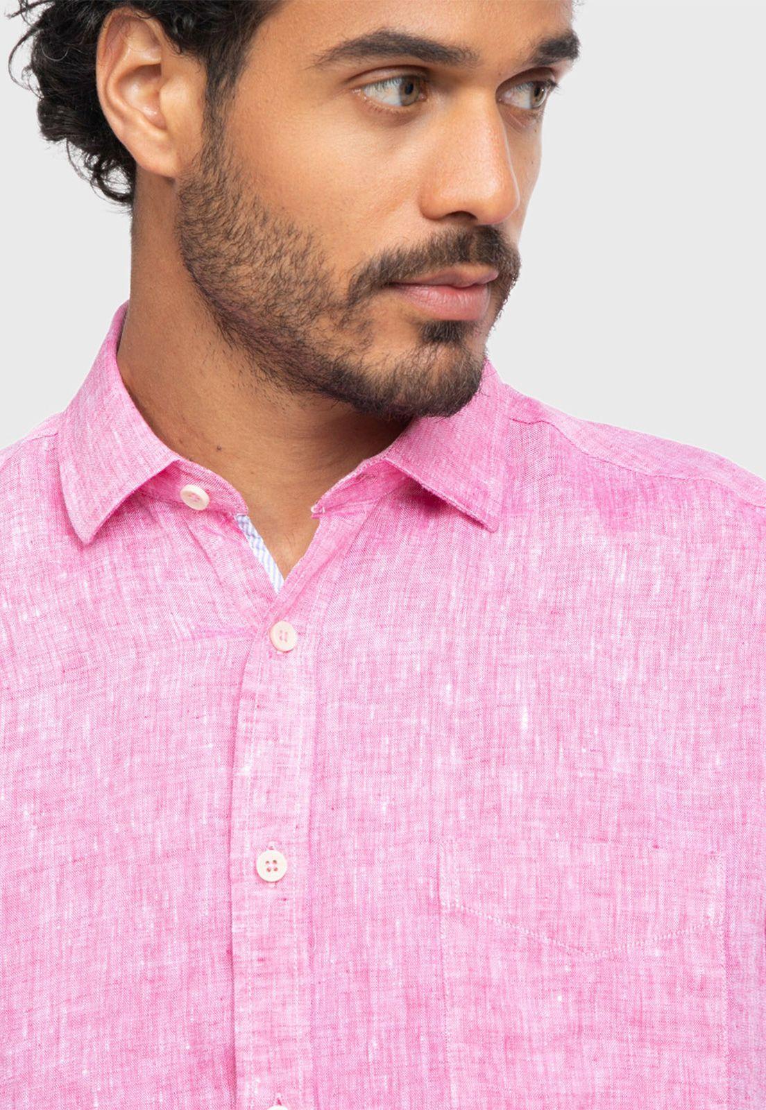 Camisa Lino Lisa Rojo Arrow-2