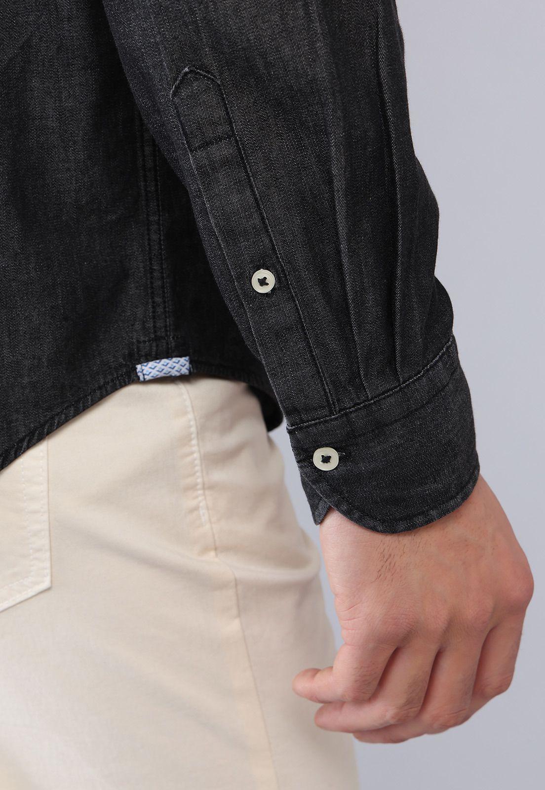 Camisa Casual Denim Arrow CM32053NE-5