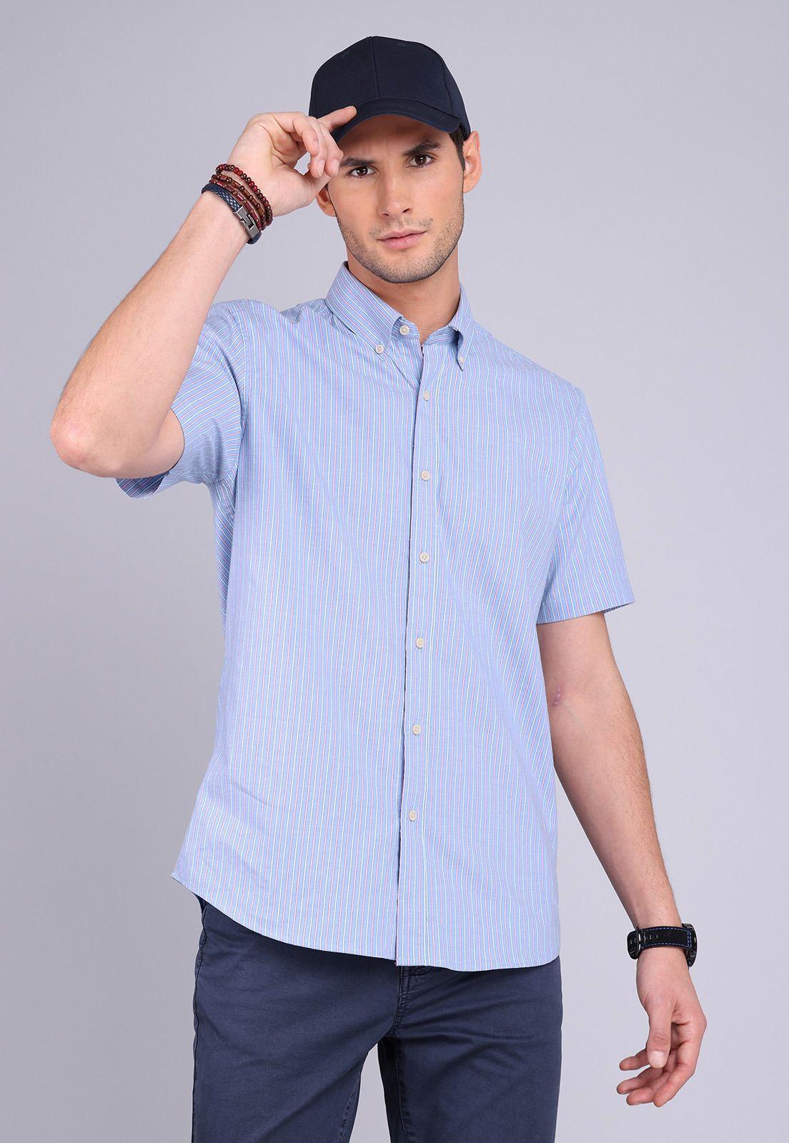 Camisa Rayas Manga Corta Arrow CM3044SMU-0