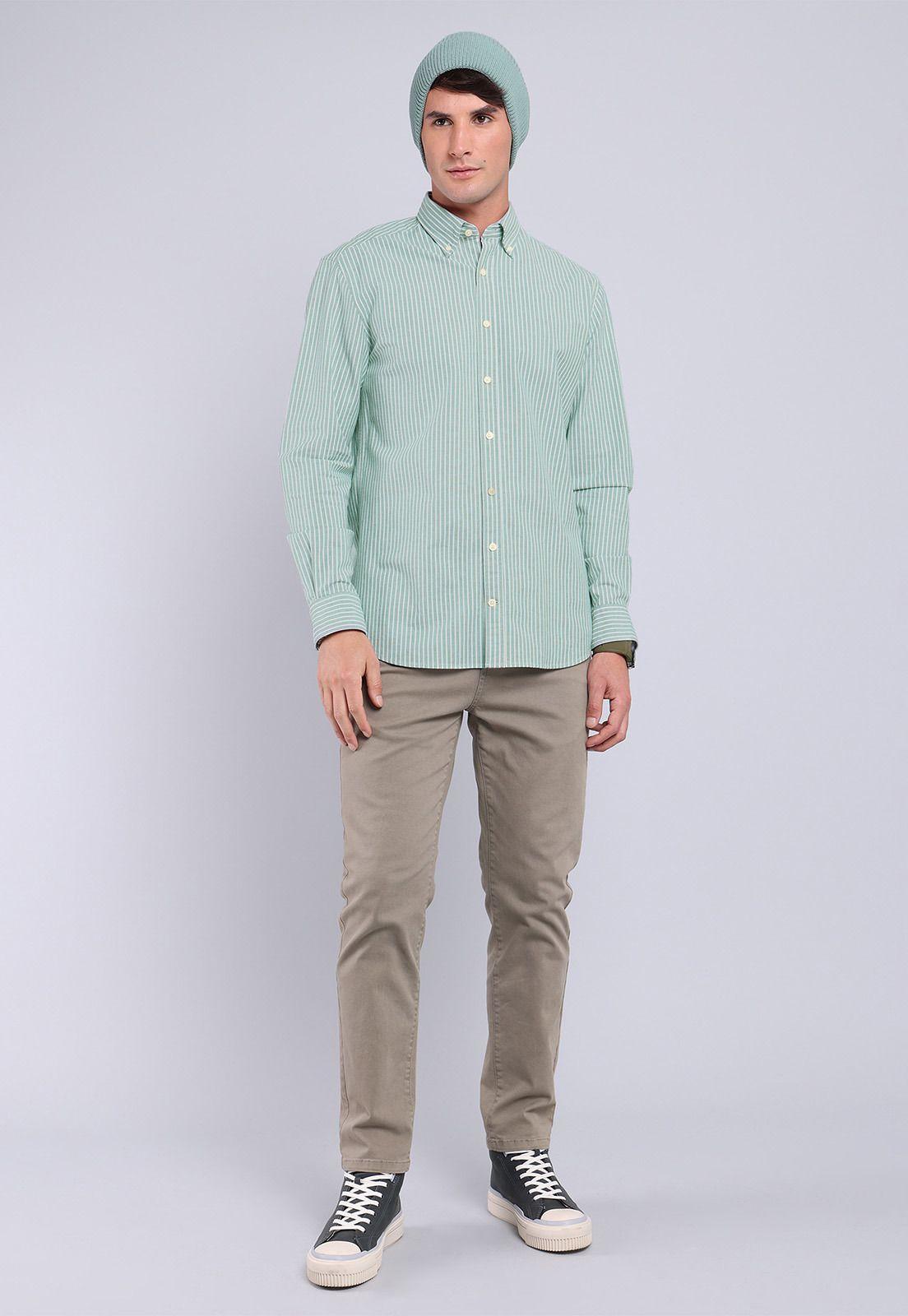 Camisa Oxford Spandex Arrow CM2730WVE-3
