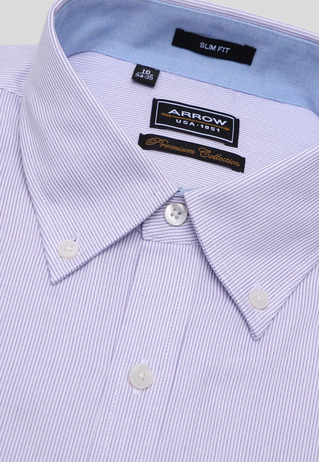 Camisa Formal Spandex Rayas Arrow ARM8027LI-1