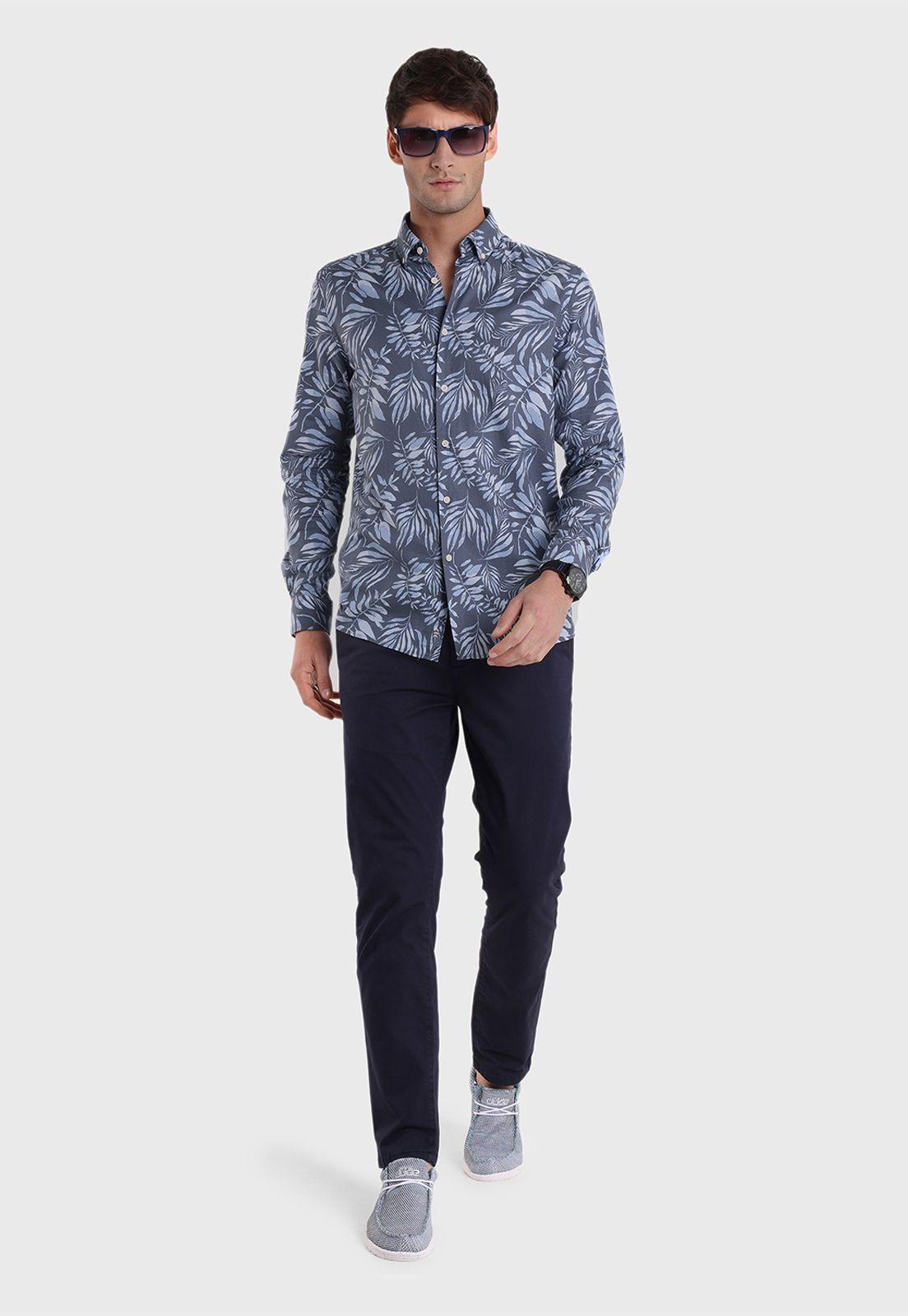 Camisa Estampada Manga Larga Arrow-4