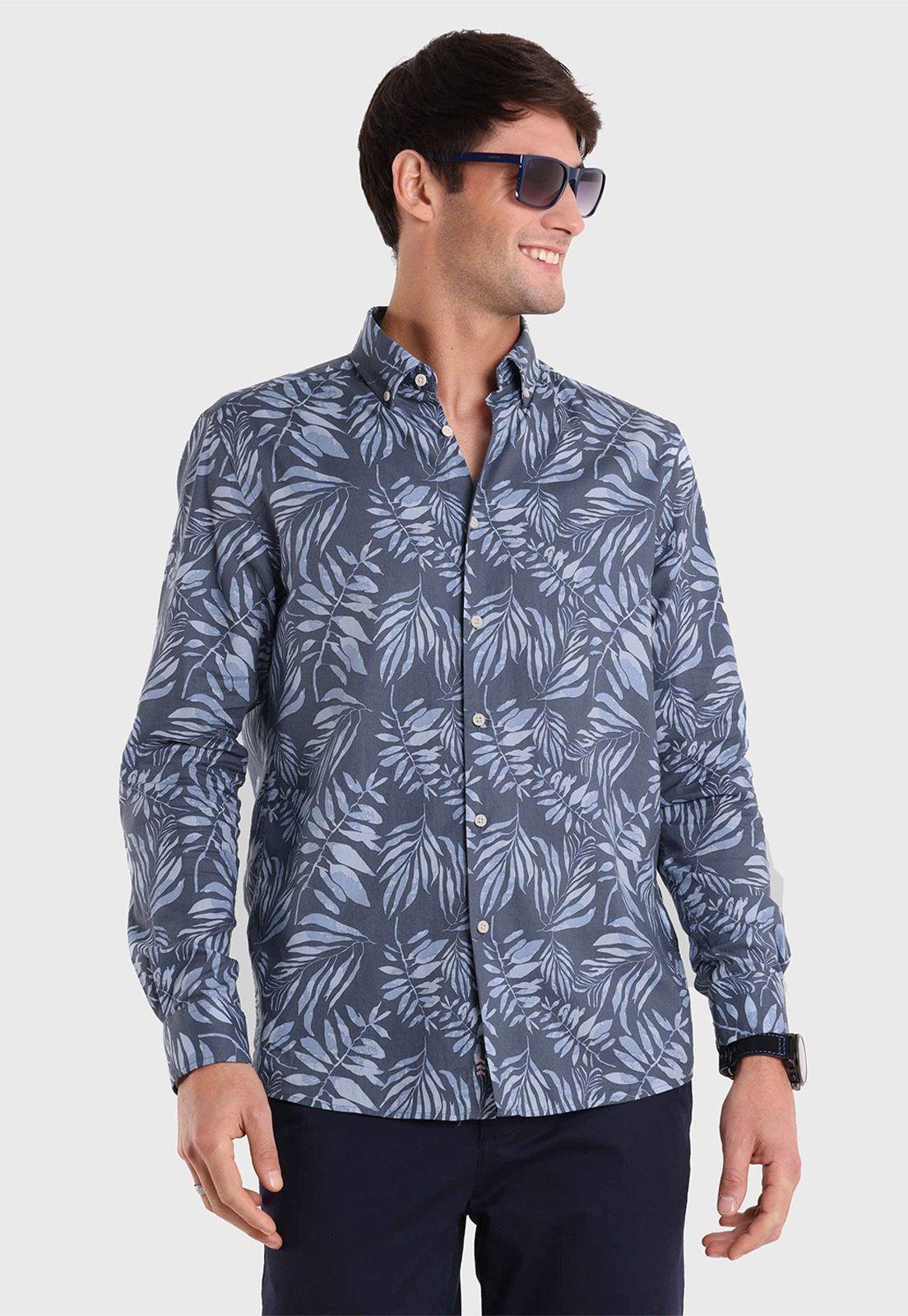 Camisa Estampada Manga Larga Arrow-5