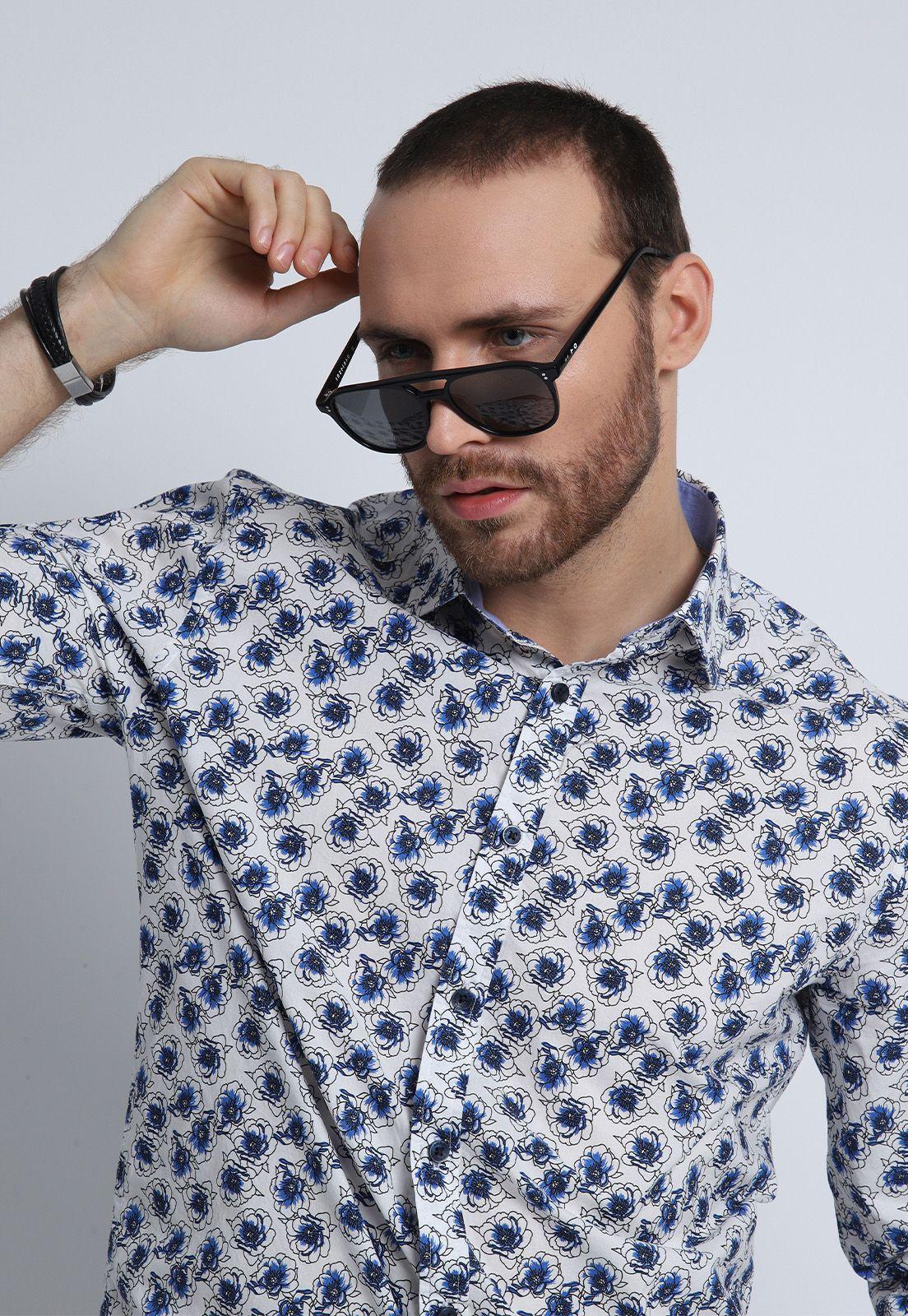 Camisa Print Floral Arrow-3