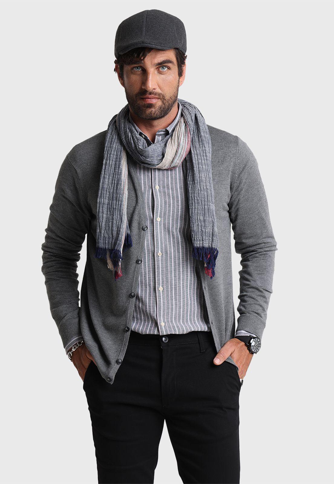 Cárdigan Básico Manga Larga Arrow-0