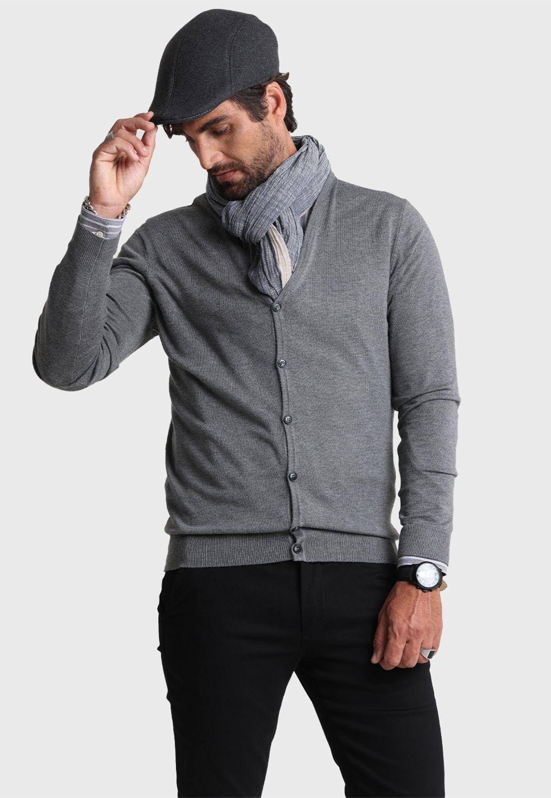 Cárdigan Básico Manga Larga Arrow-1